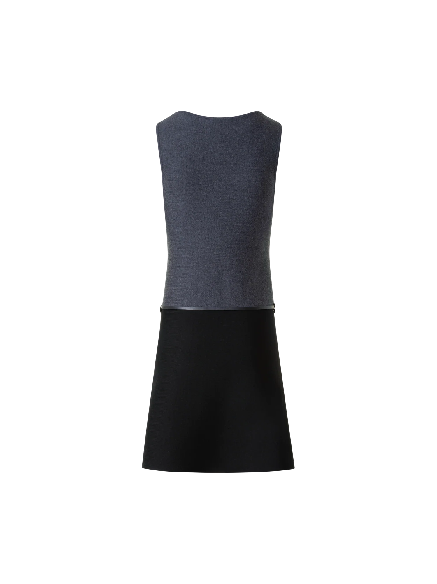 A-Line Belted Milano Knit Mini Dress - Image 7