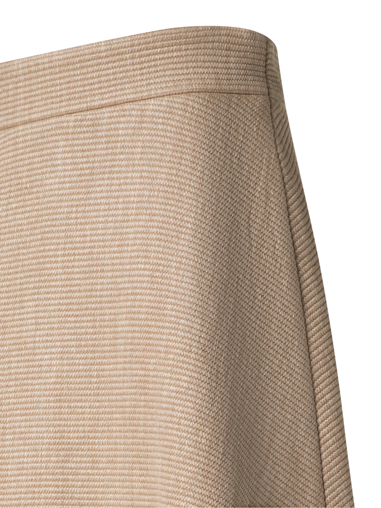 A-Line Midi Skirt in Soft Cotton Raffia - Image 3