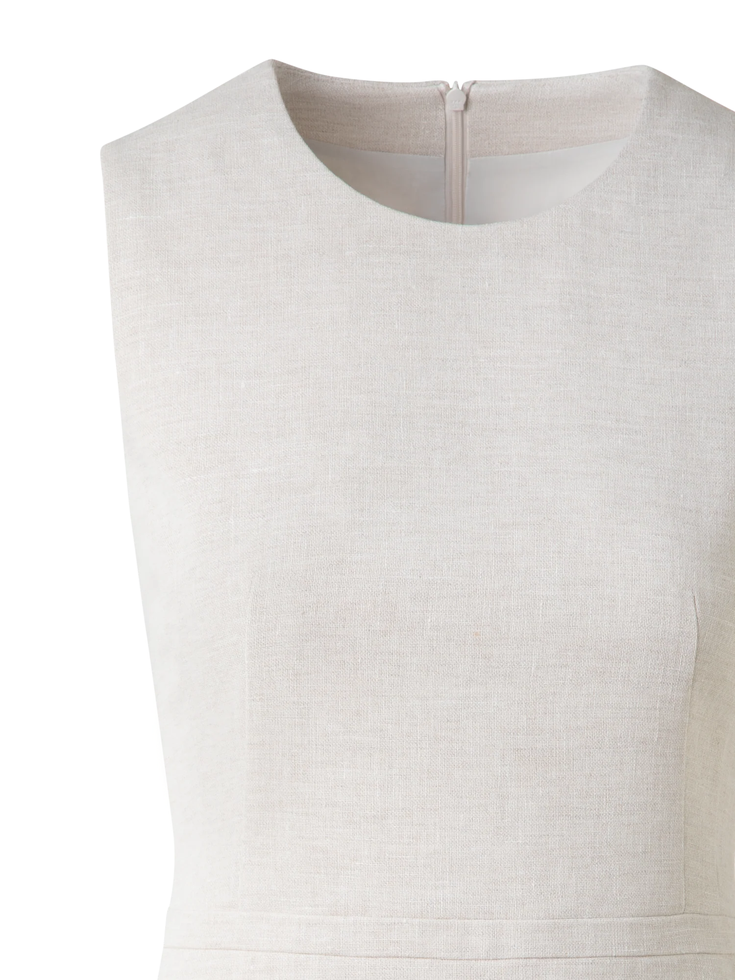 A-Line Sheath Dress in Linen Double-Face - Image 4