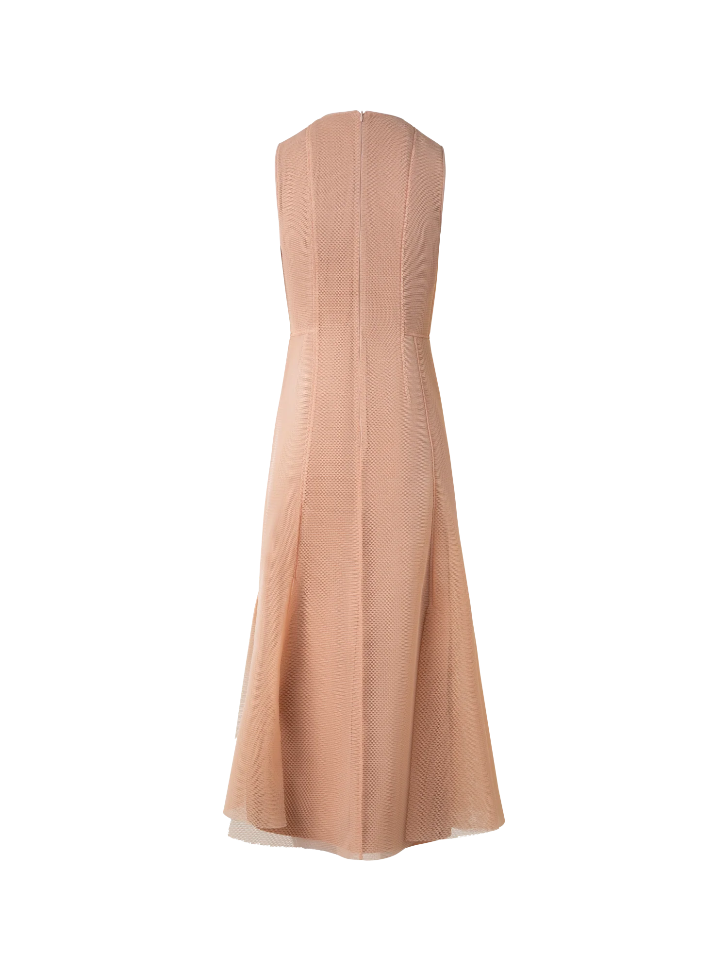 Asymmetrical Techno Grid Midi Dress - Image 4