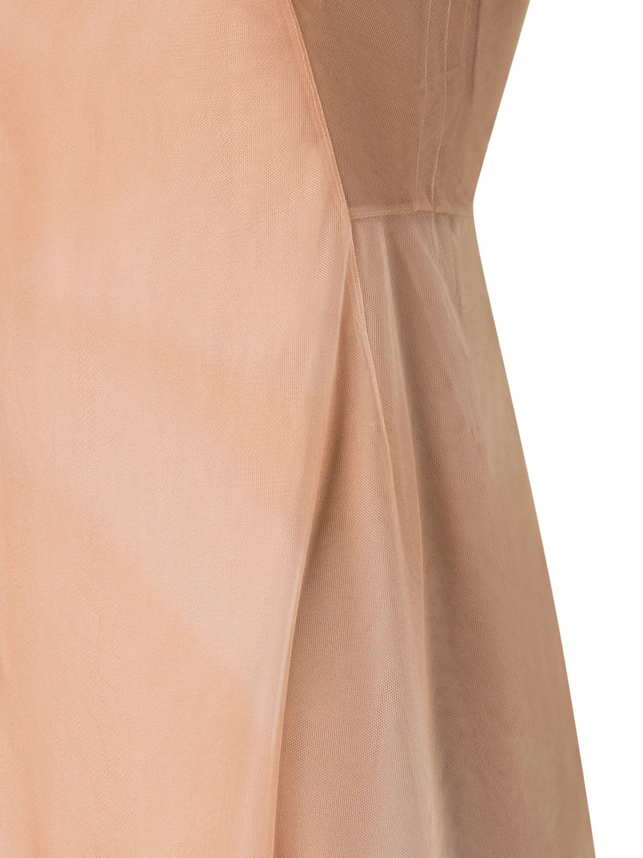 Asymmetrical Tulle Dress in Chiaroscuro Print - Image 2