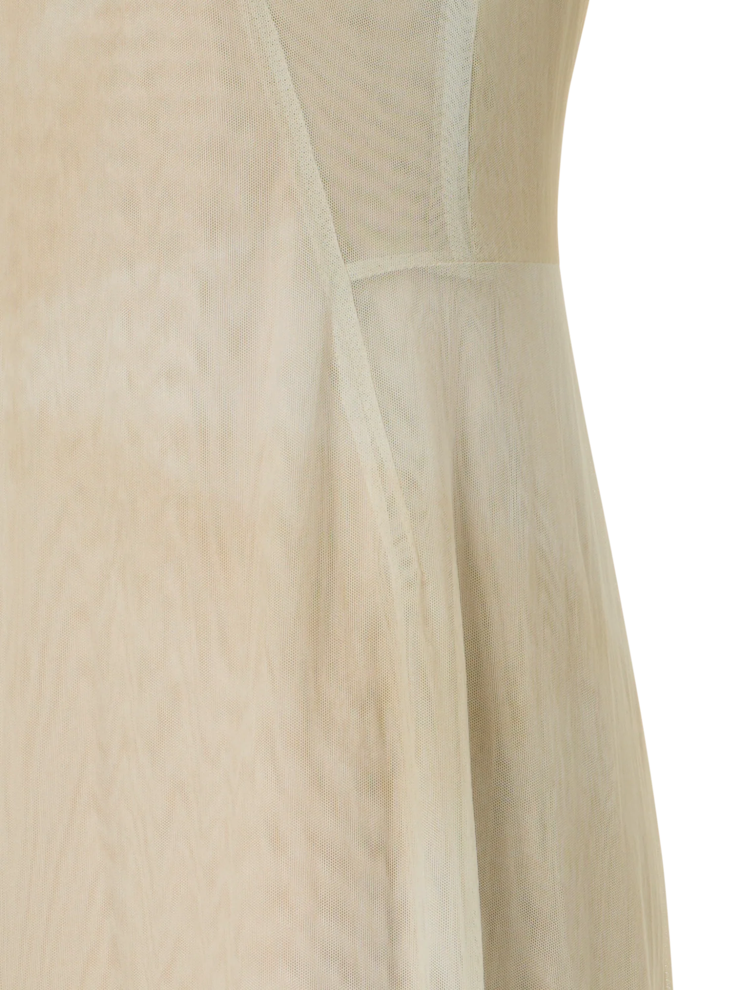Asymmetrical Tulle Dress in Chiaroscuro Print - Image 3