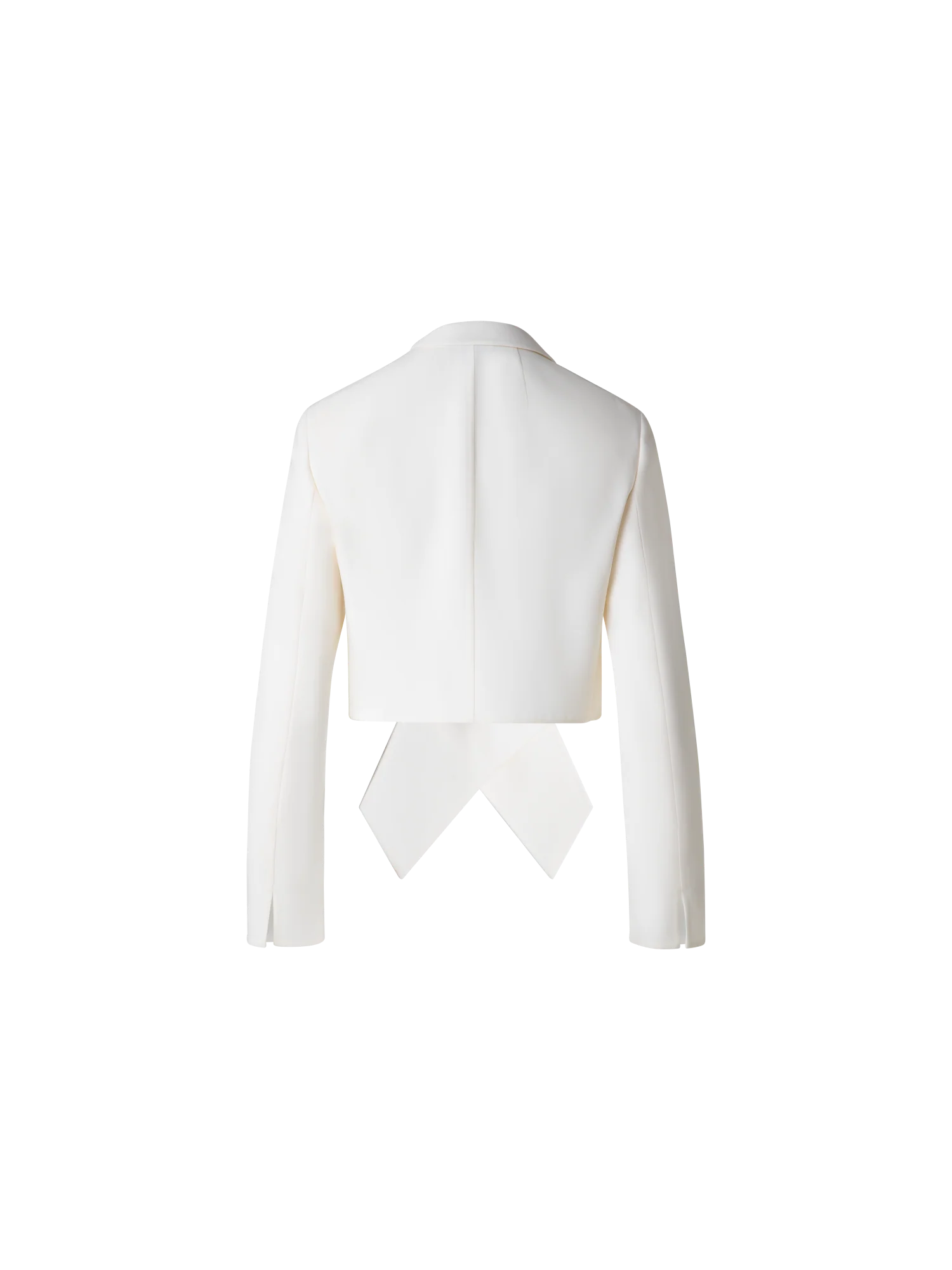 Asymmetrical Wool Double-Face Jacket - Image 4