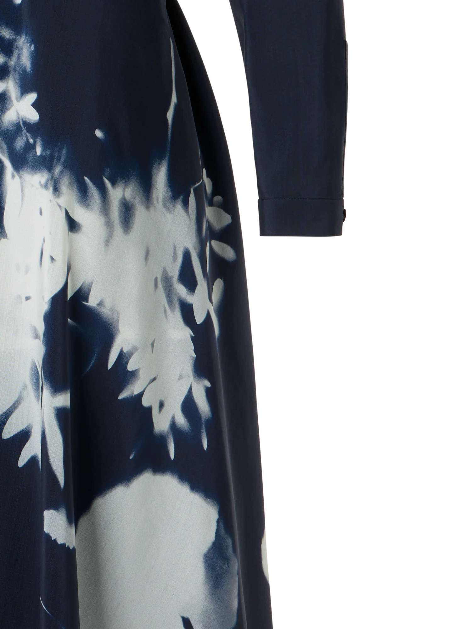 Belted Midi Shirt Dress in Wildflower Print - Image 4