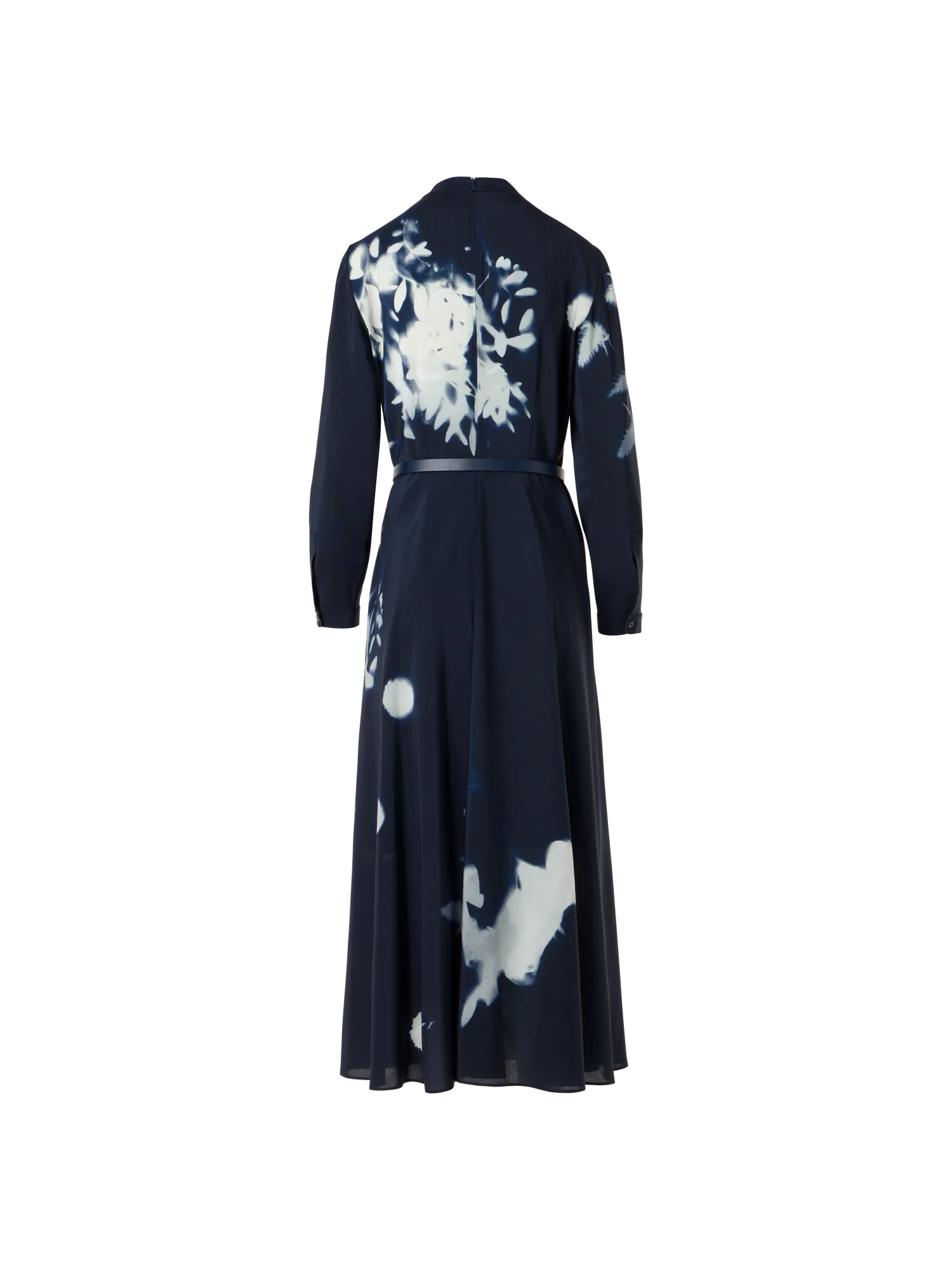 Belted Midi Shirt Dress in Wildflower Print - Image 5