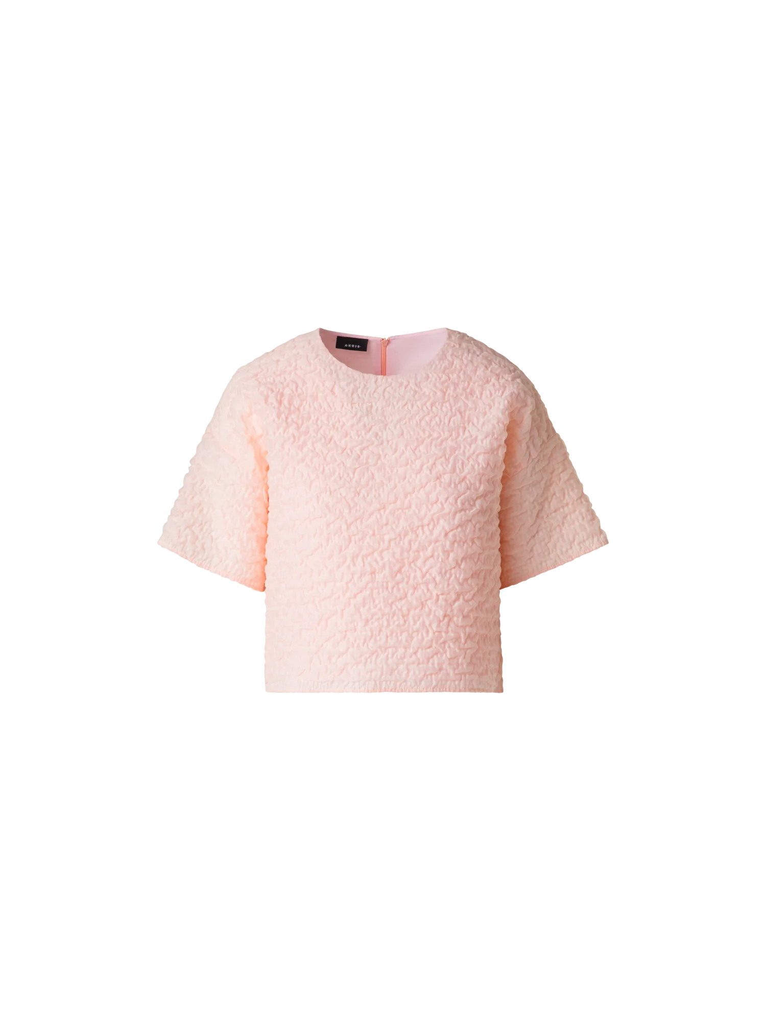 Boxy Blouse in 3D Bubble Organza