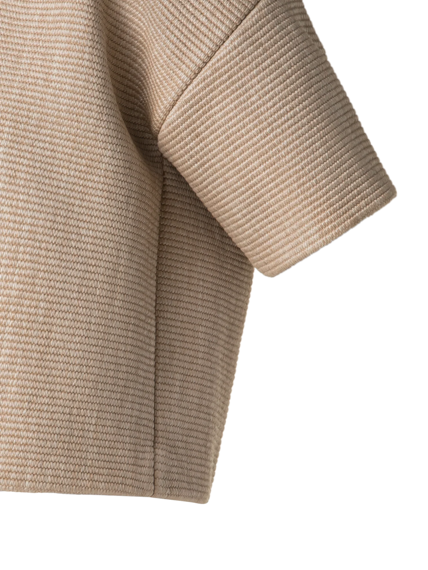 Boxy Blouse in Soft Cotton Raffia - Image 3
