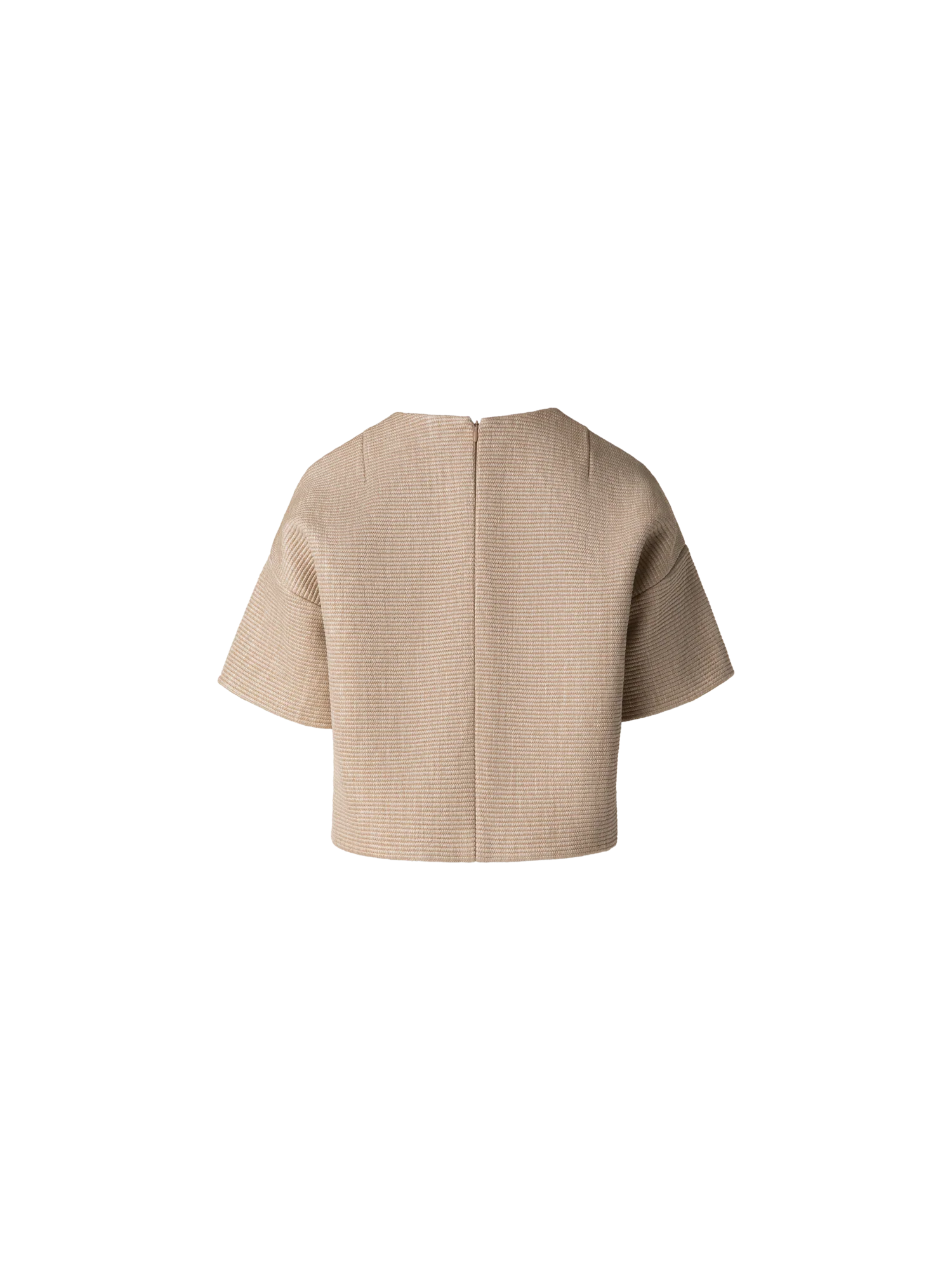 Boxy Blouse in Soft Cotton Raffia - Image 4