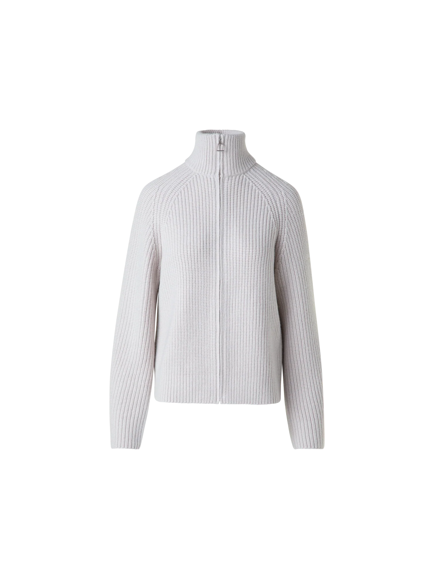 Boxy Rib Knit Cardigan in Pure Cashmere