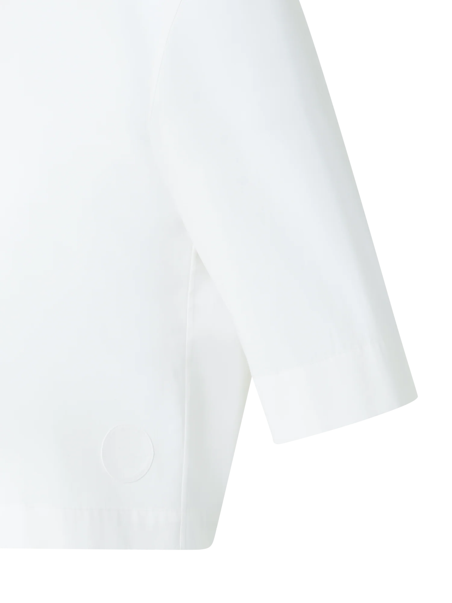 Boxy Short-Sleeve Cotton Blouse - Image 3