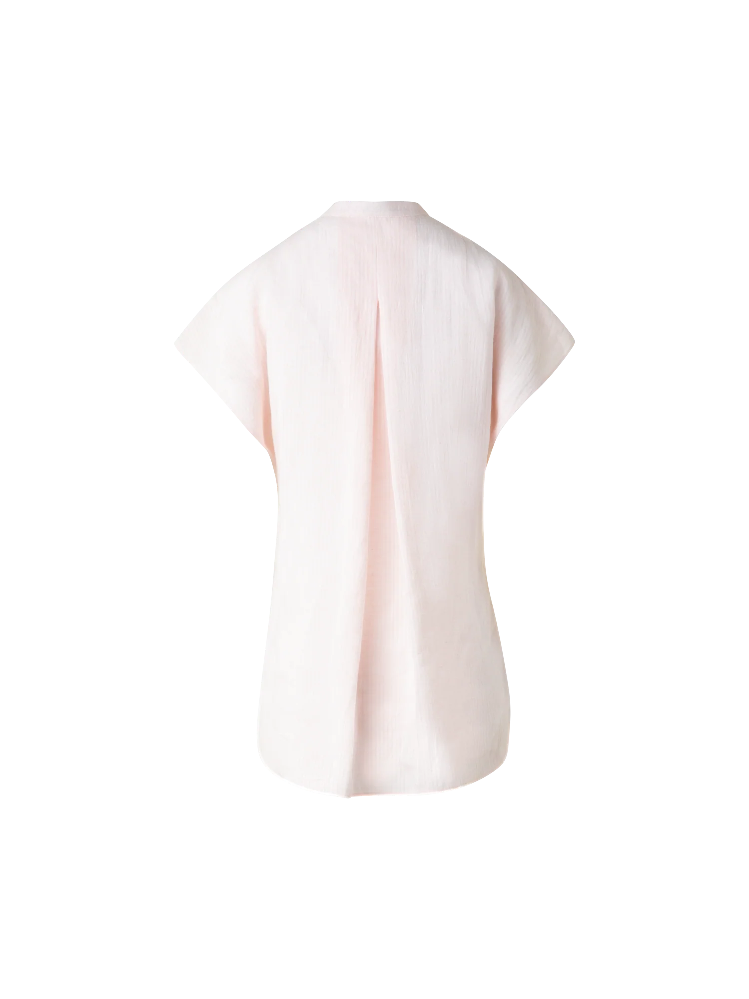 Cap Sleeve Linen Blouse - Image 3