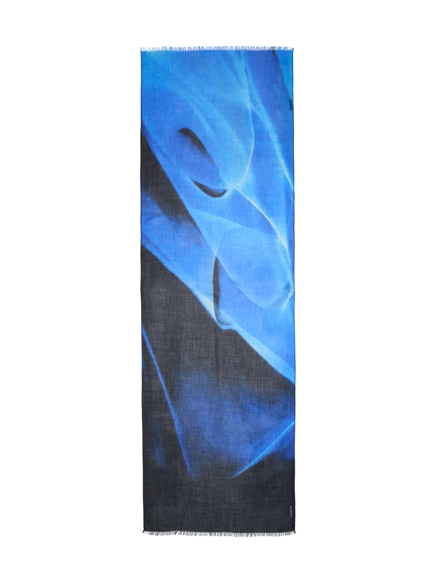 Cashmere Scarf in Alyson's Cyanotype Print