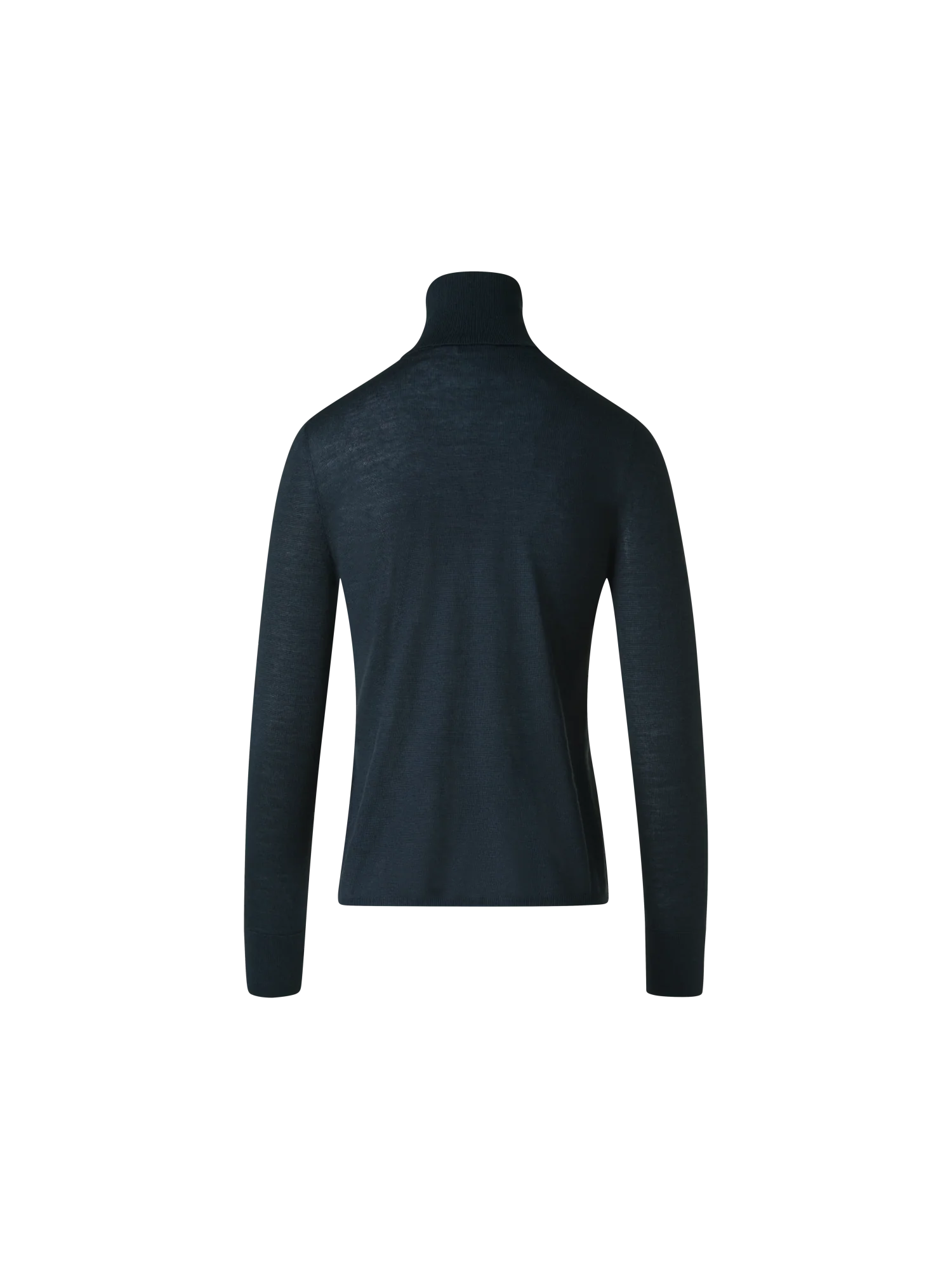 Cashmere Silk Mock Neck Sweater with Rib Cuff - Image 6