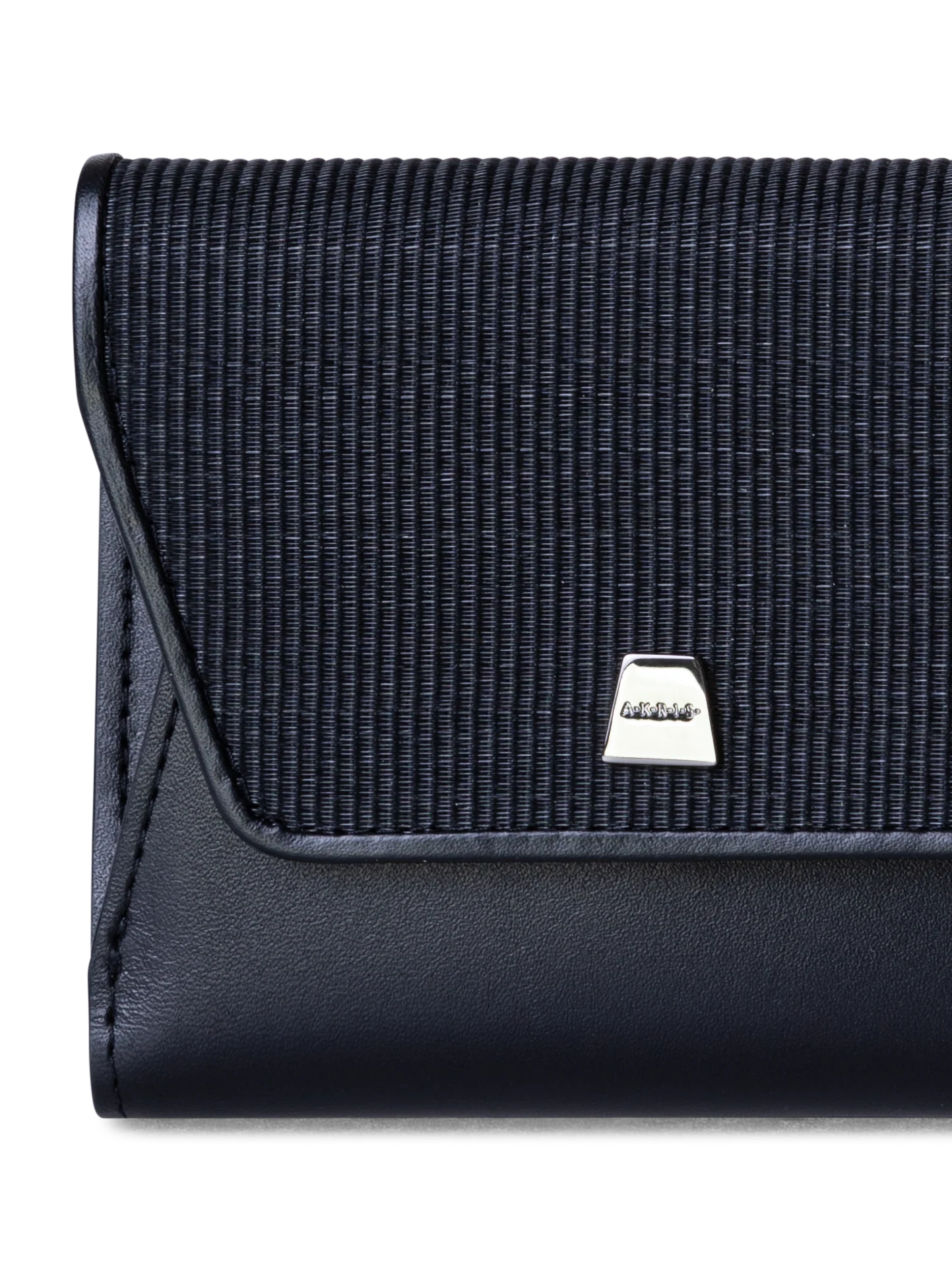Compact Wallet in Horsehair and Leather - Image 5