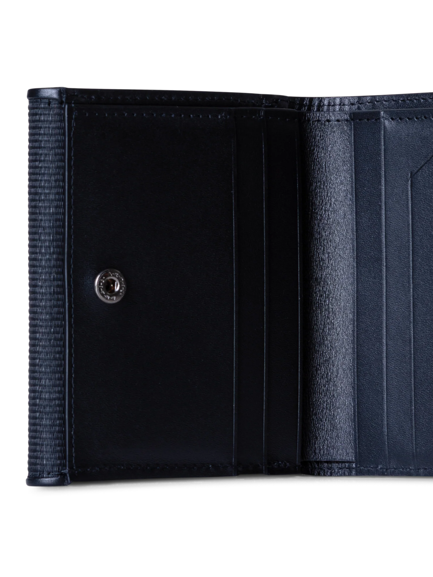 Compact Wallet in Horsehair and Leather - Image 3