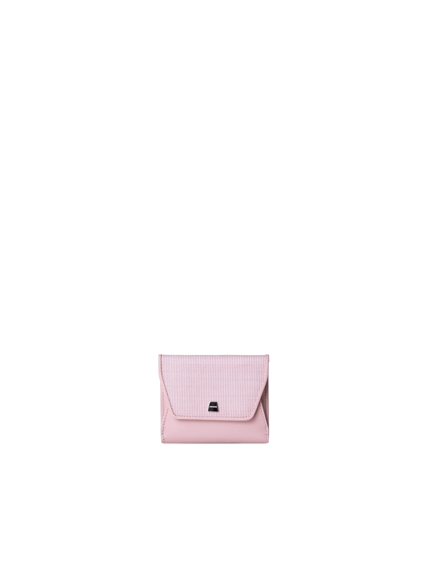 Compact Wallet in Horsehair and Leather