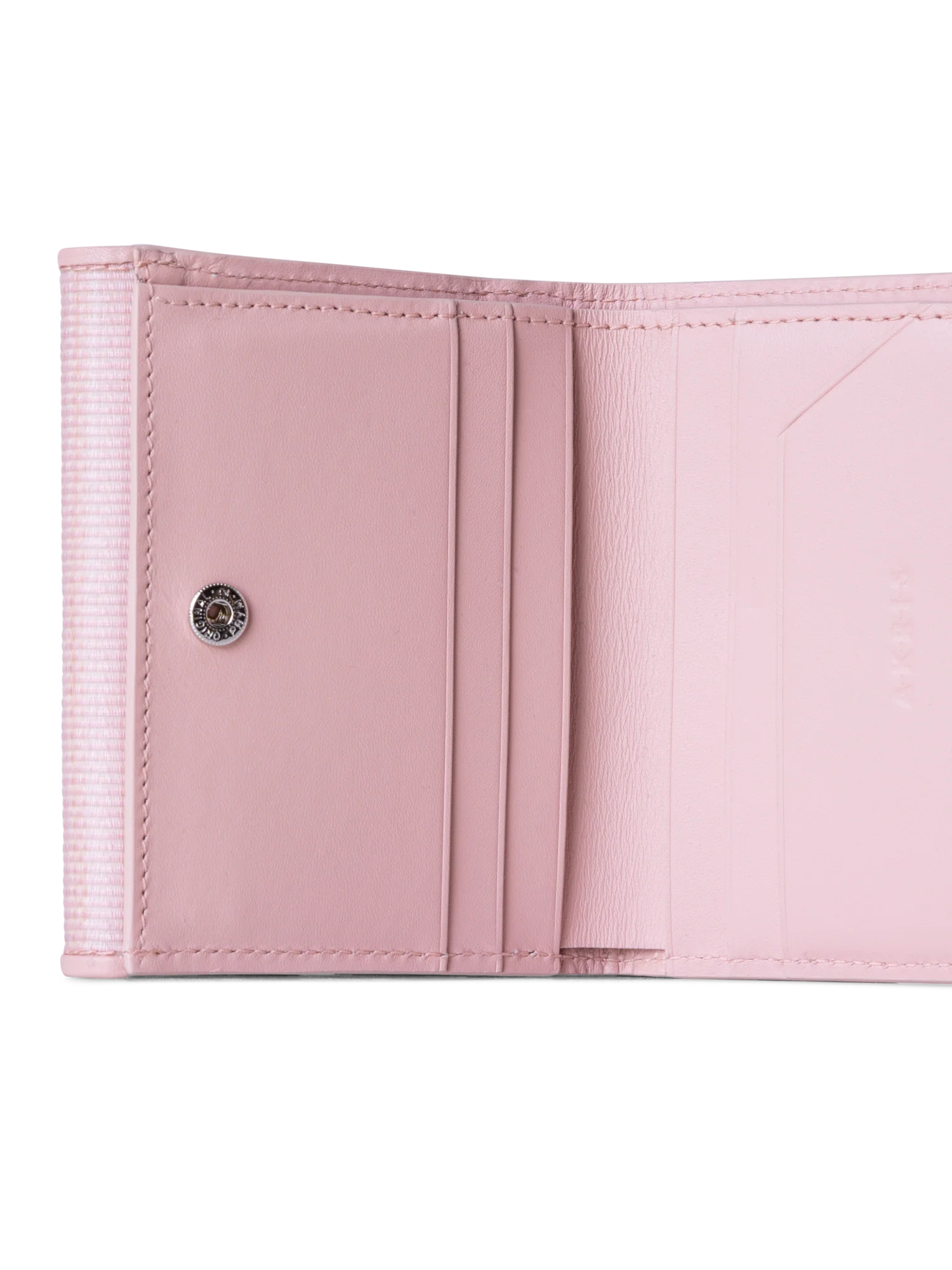 Compact Wallet in Horsehair and Leather - Image 3