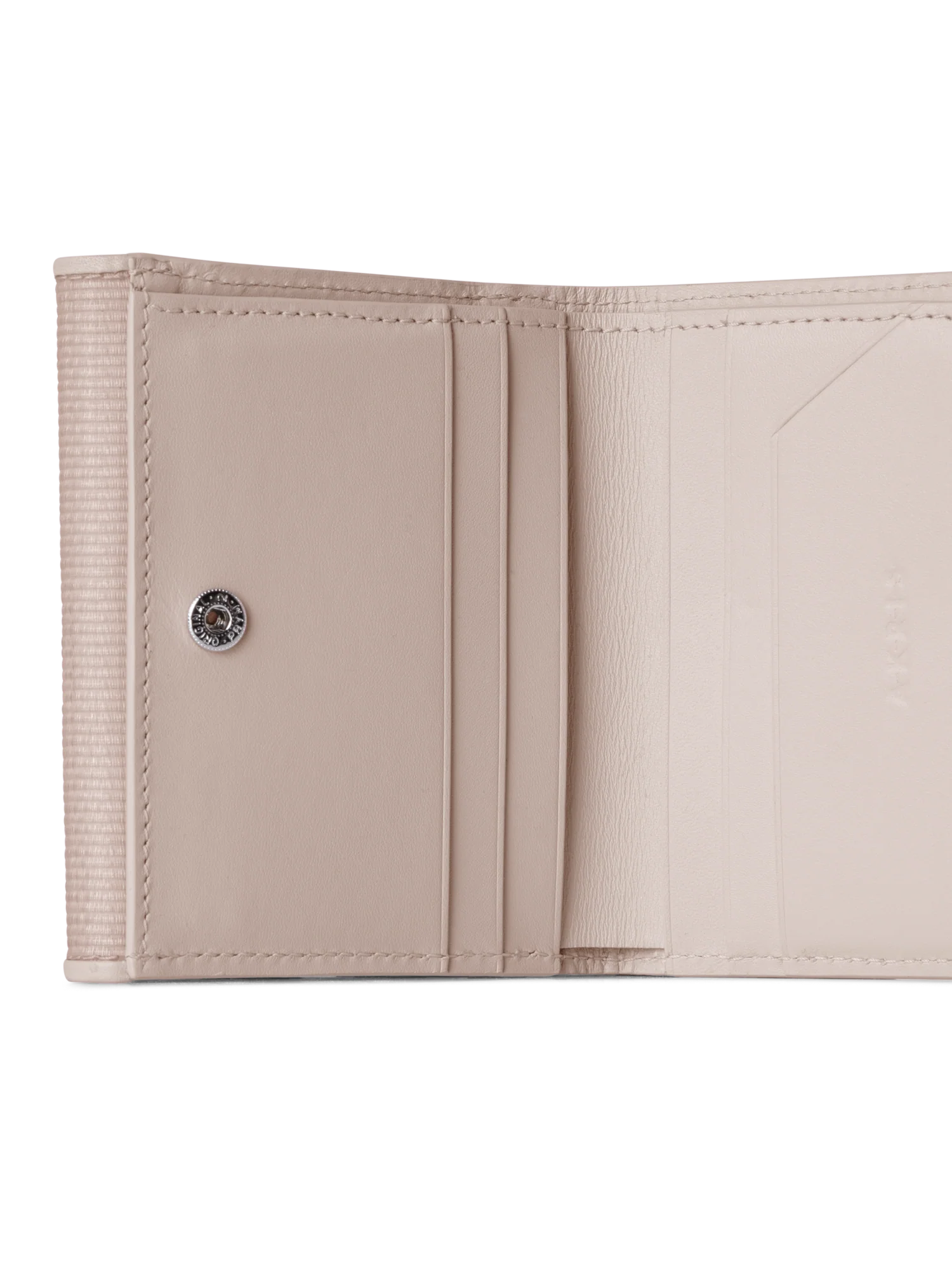 Compact Wallet in Horsehair and Leather - Image 3