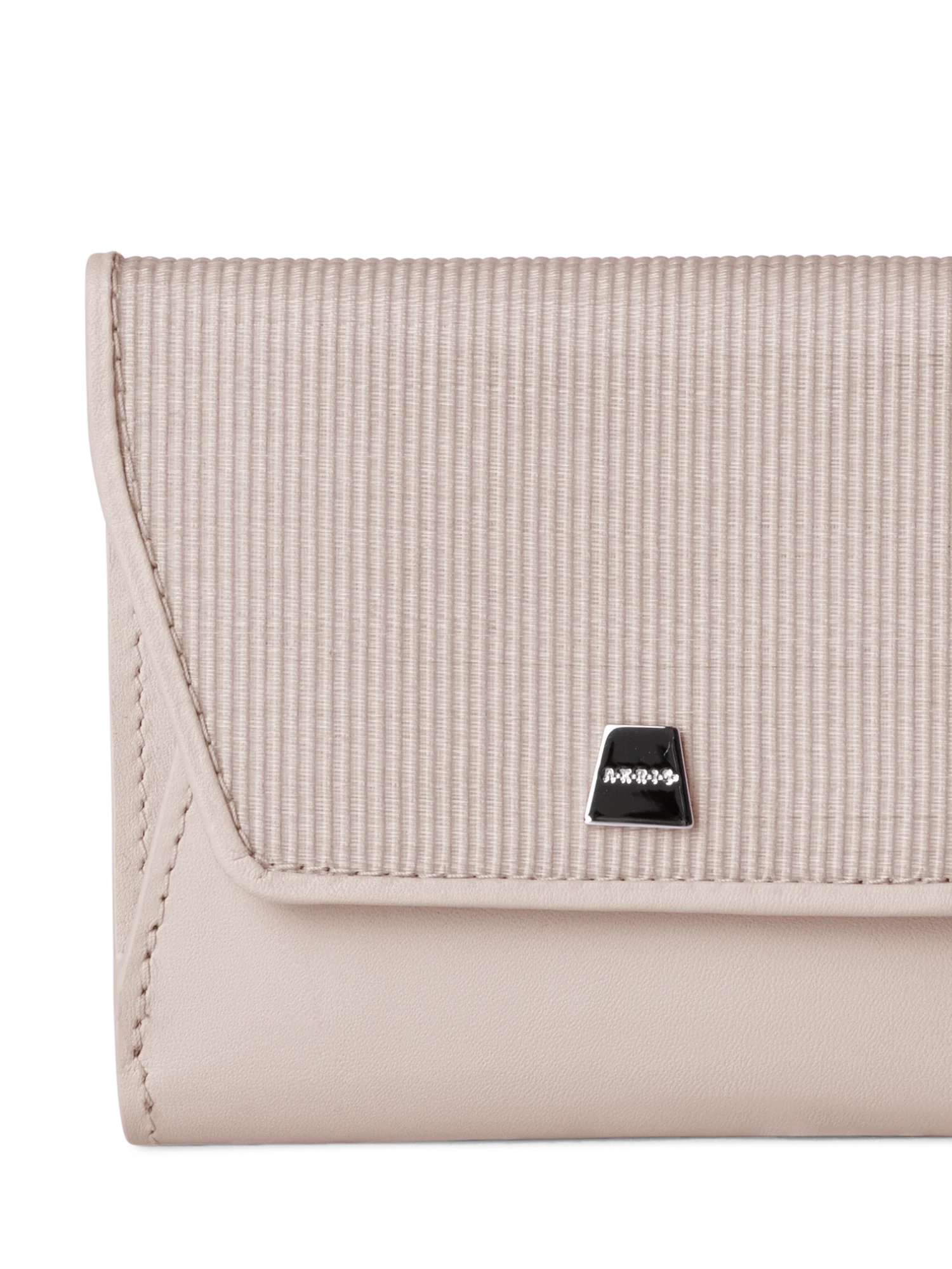 Compact Wallet in Horsehair and Leather - Image 4