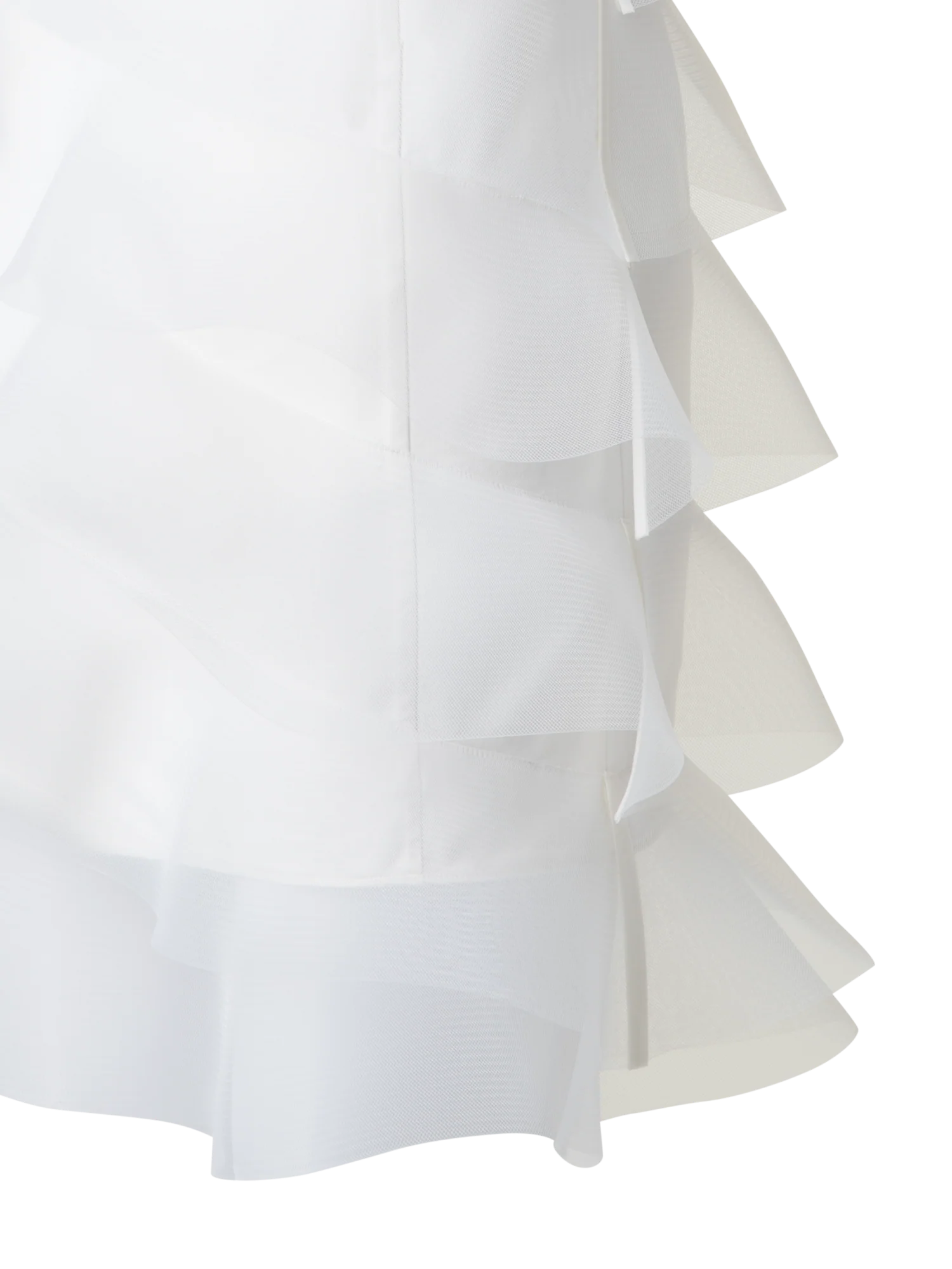 Cotton Silk Cocktail Dress with Waves - Image 3