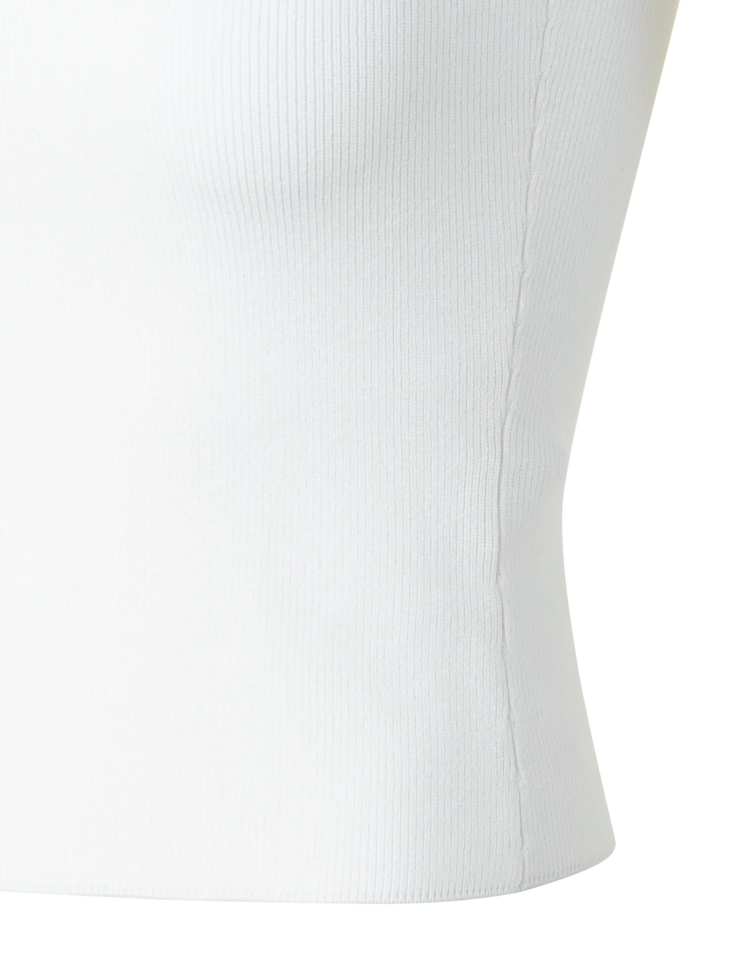 Cotton Viscose Rib Sleeveless Top - Image 2