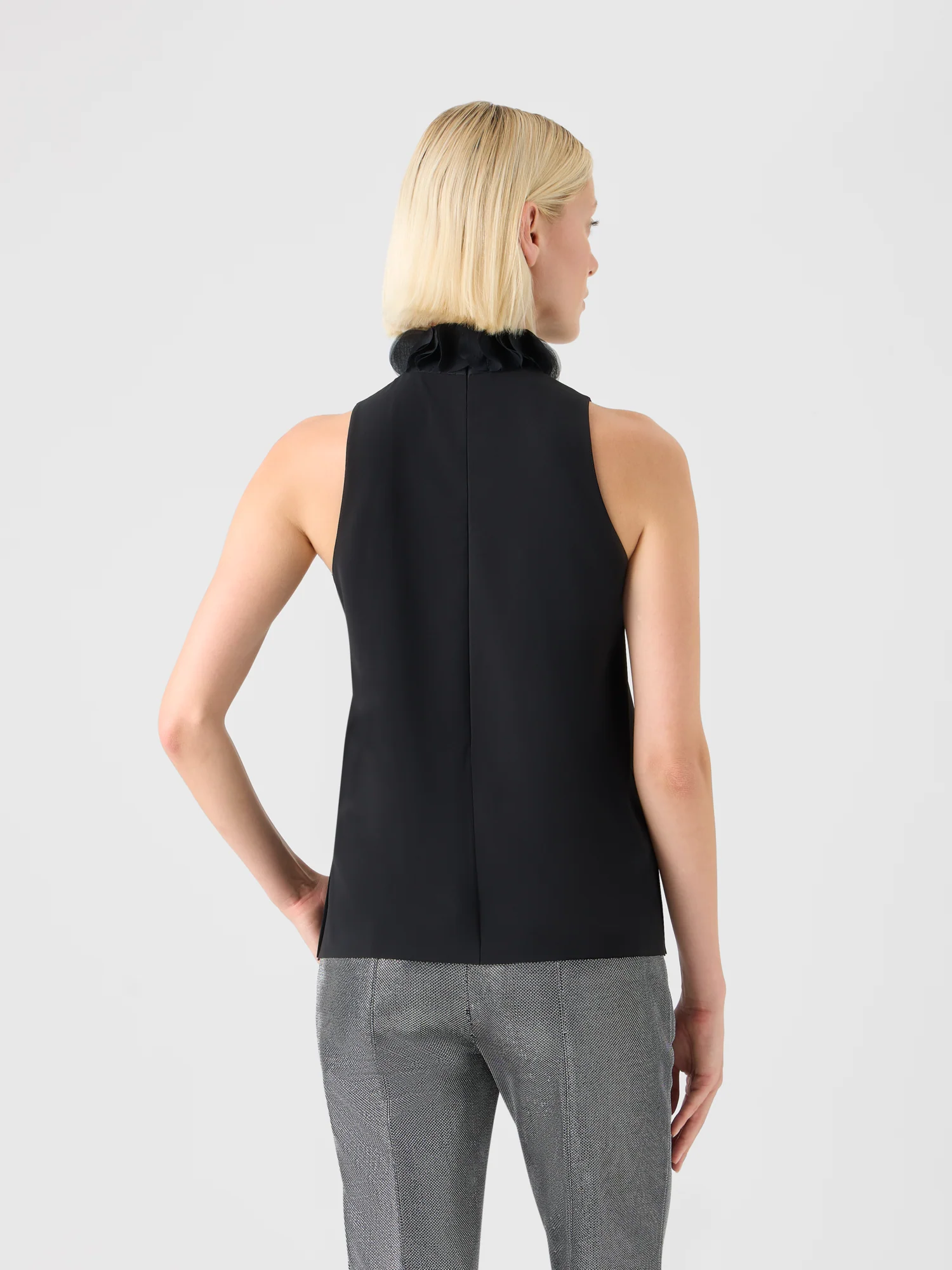 3D Dot Lasercut Crêpe Top - Image 5
