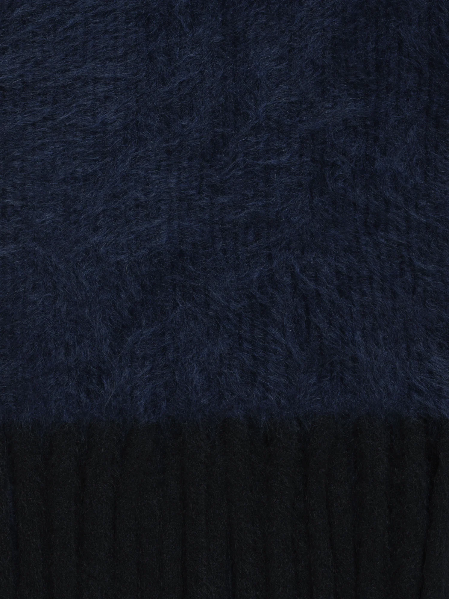 Bi-Color Cloud Cashmere Scarf with Fringes - Image 3
