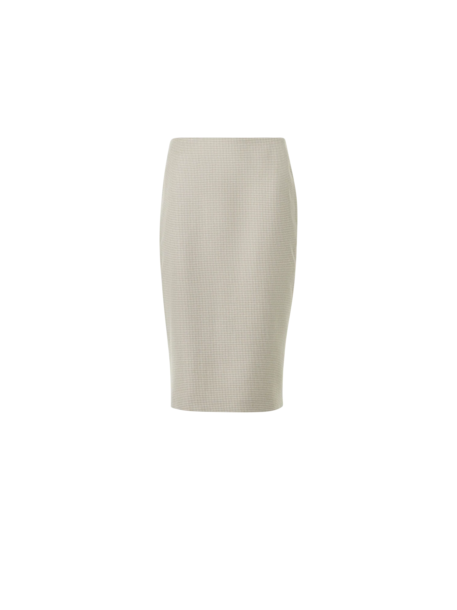 Cashmere Pepita Pencil Skirt