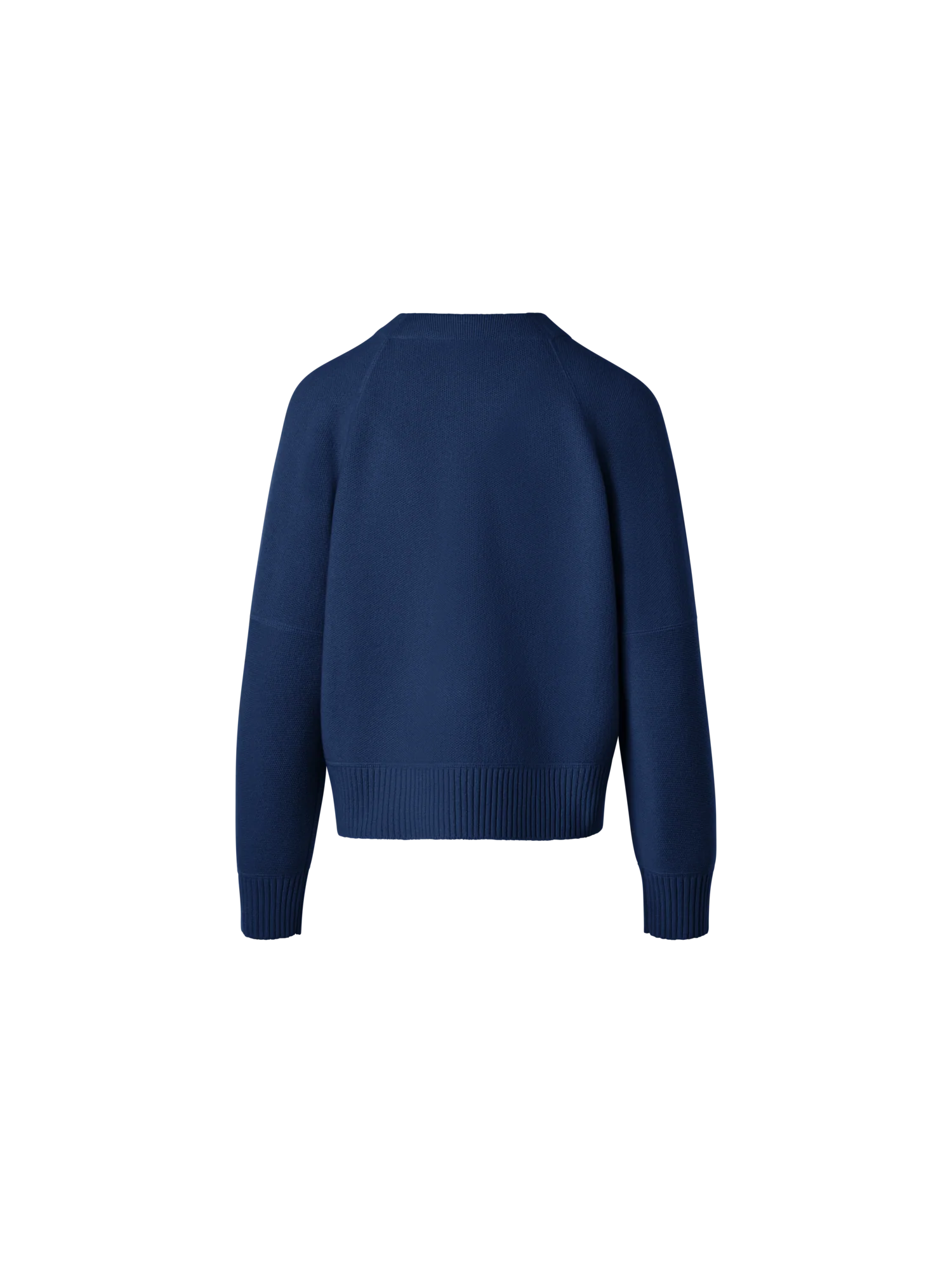 Cashmere Piqué Zip Cardigan - Image 4