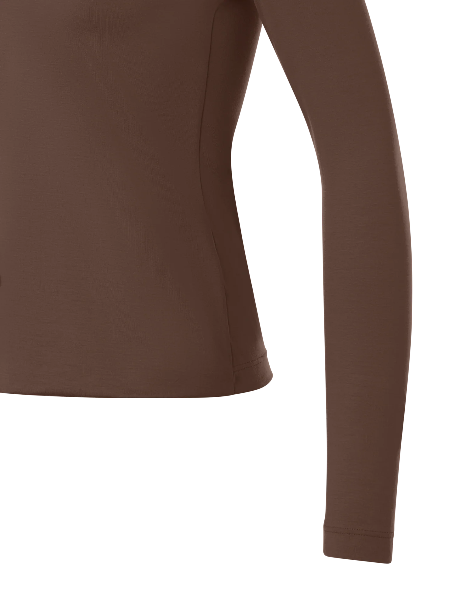 Cotton Stretch Jersey V-Neck Shirt - Image 3