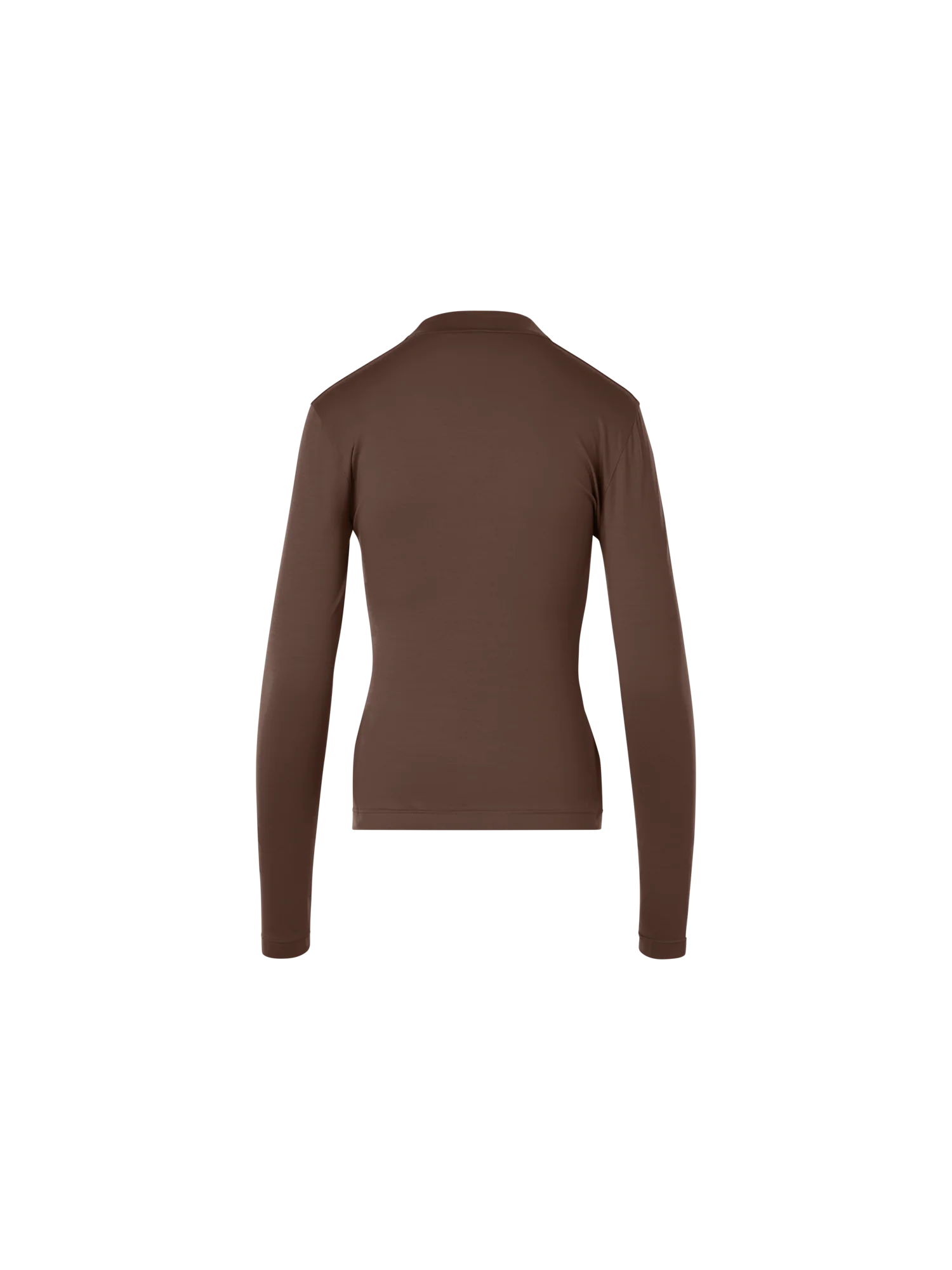 Cotton Stretch Jersey V-Neck Shirt - Image 4