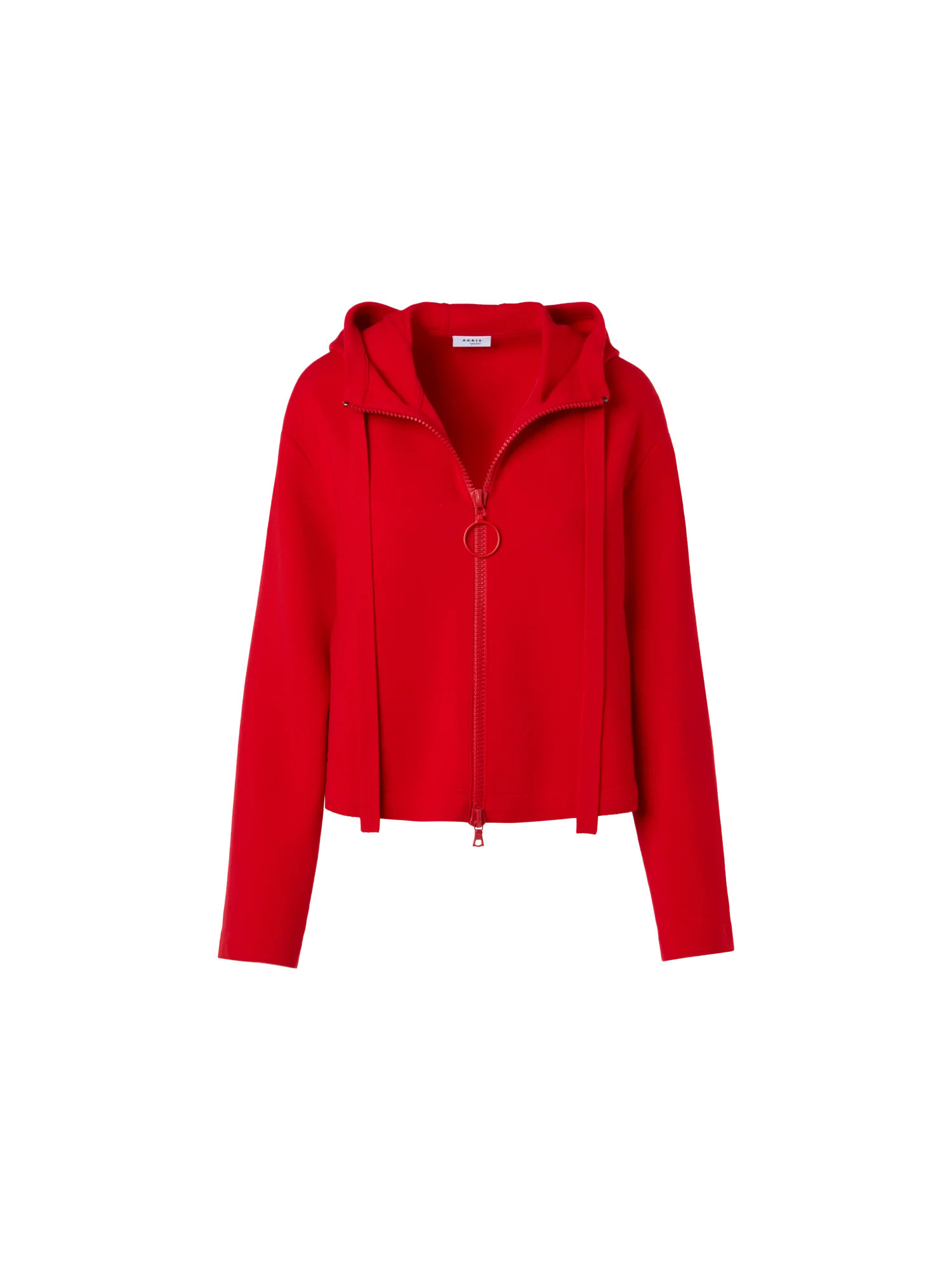 Cropped Milano Knit Hoodie Jacket - Image 5