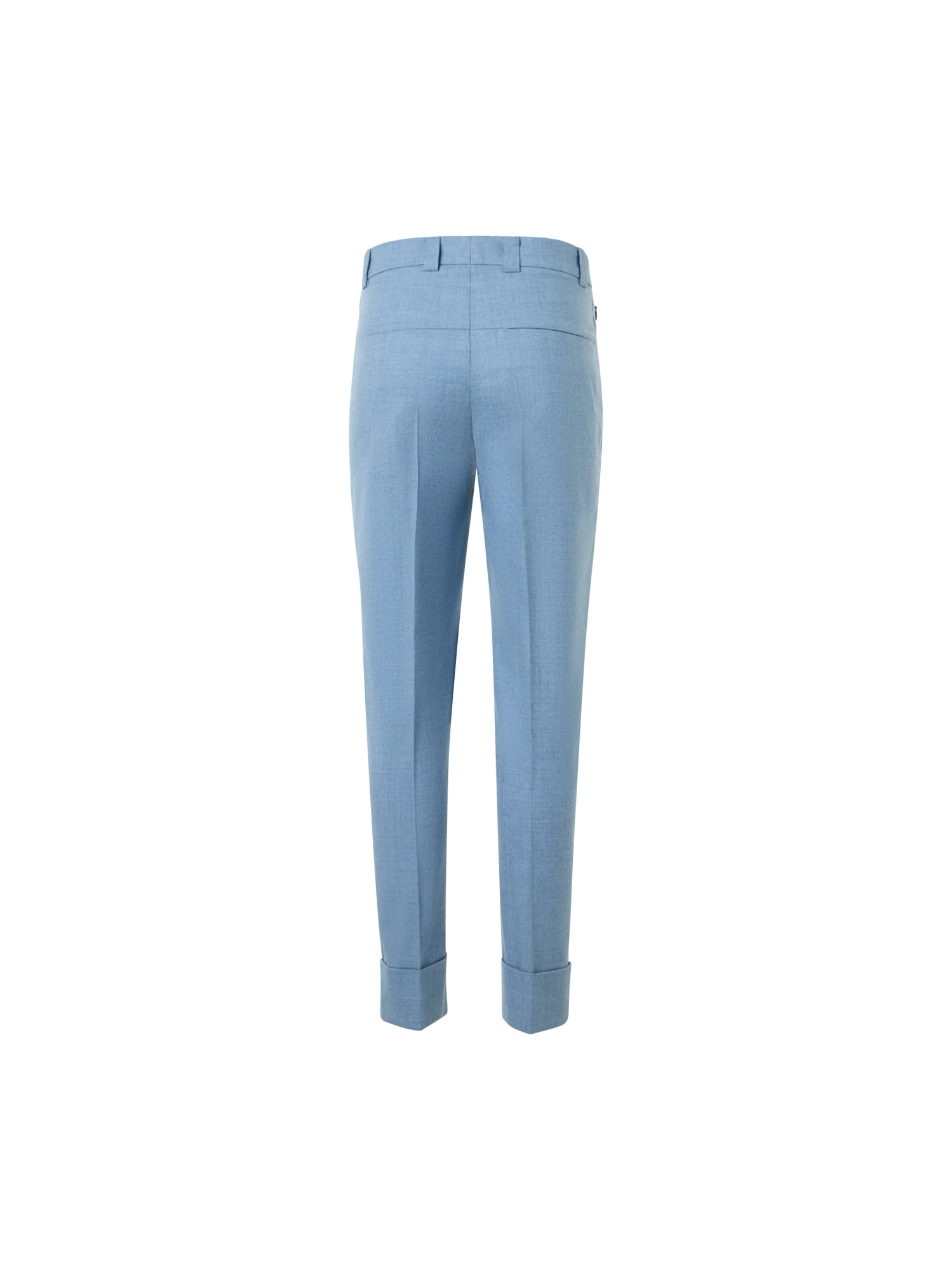 Cropped Tapered Wool Flannel Pants - Image 5
