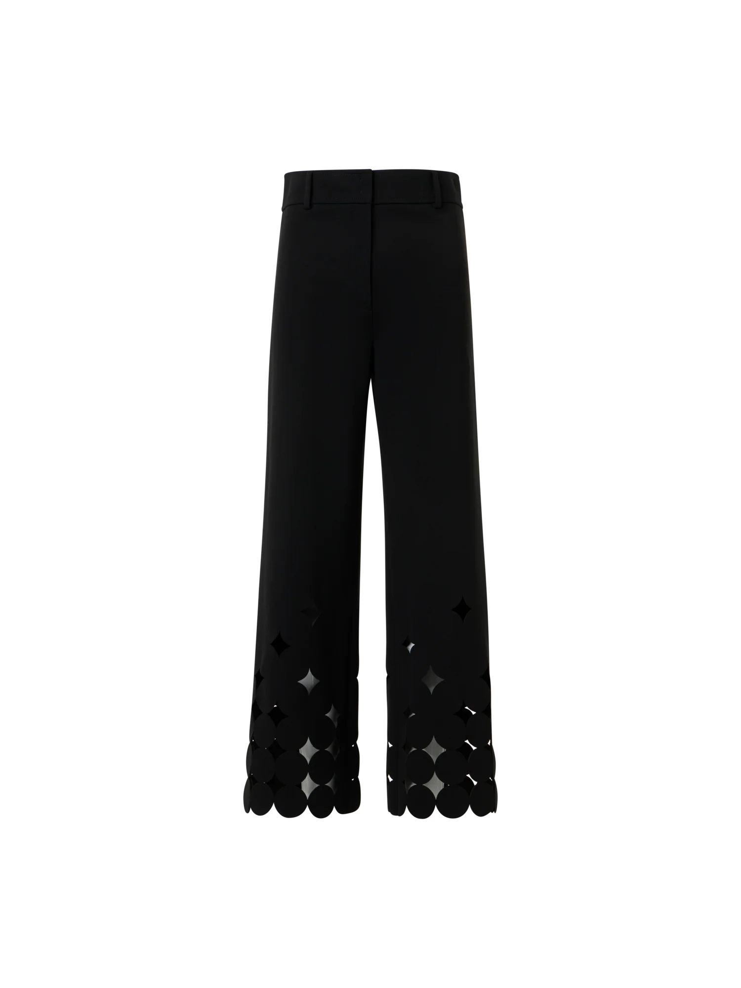 Dropping Dot Cut-Out Jersey Pants