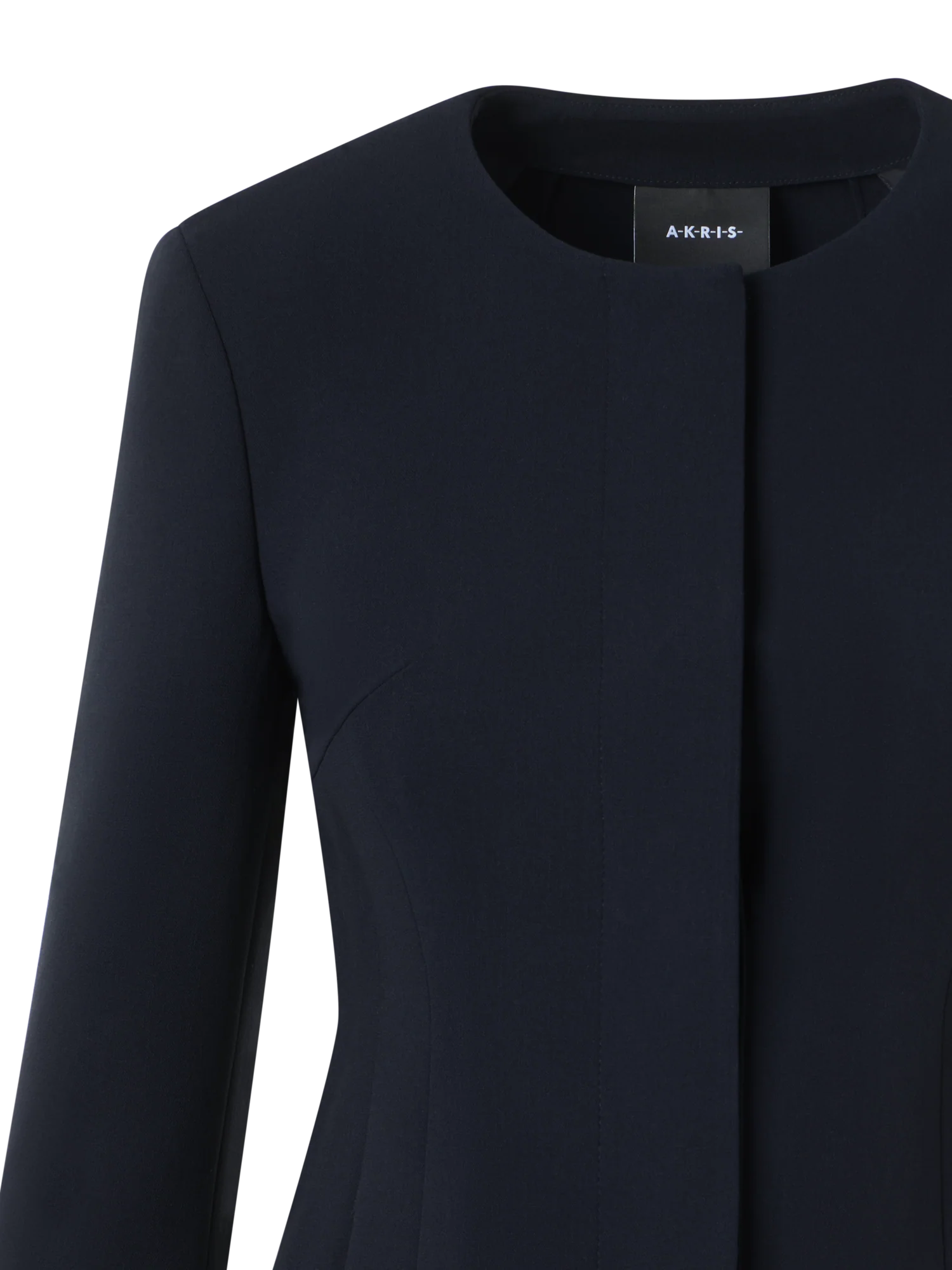 Fitted Wool Bi-Stretch Double-Face Jacket - Image 5