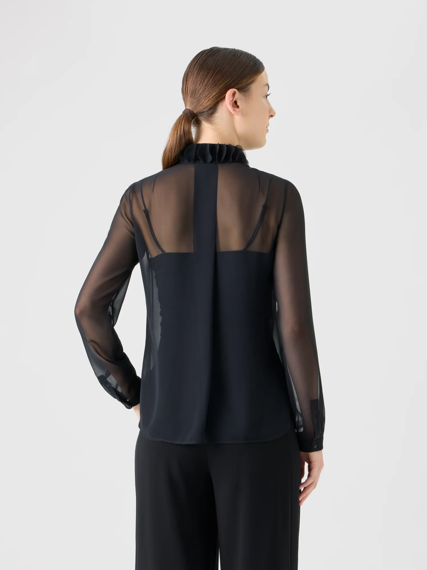 Georgette Blouse with 3D Dots Embellishment - Image 5