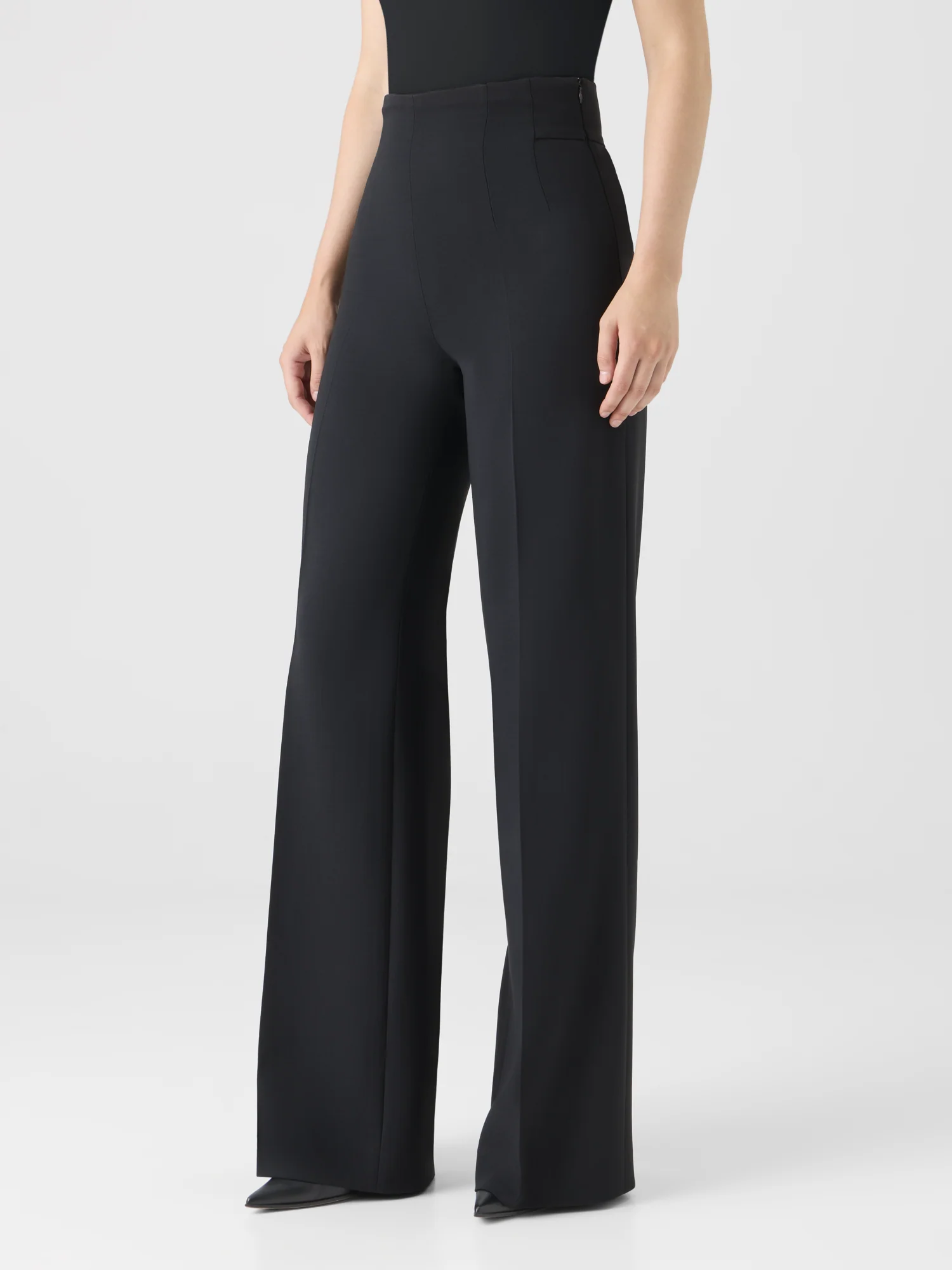 High-Waist Wool Double-Face Pants - Image 4
