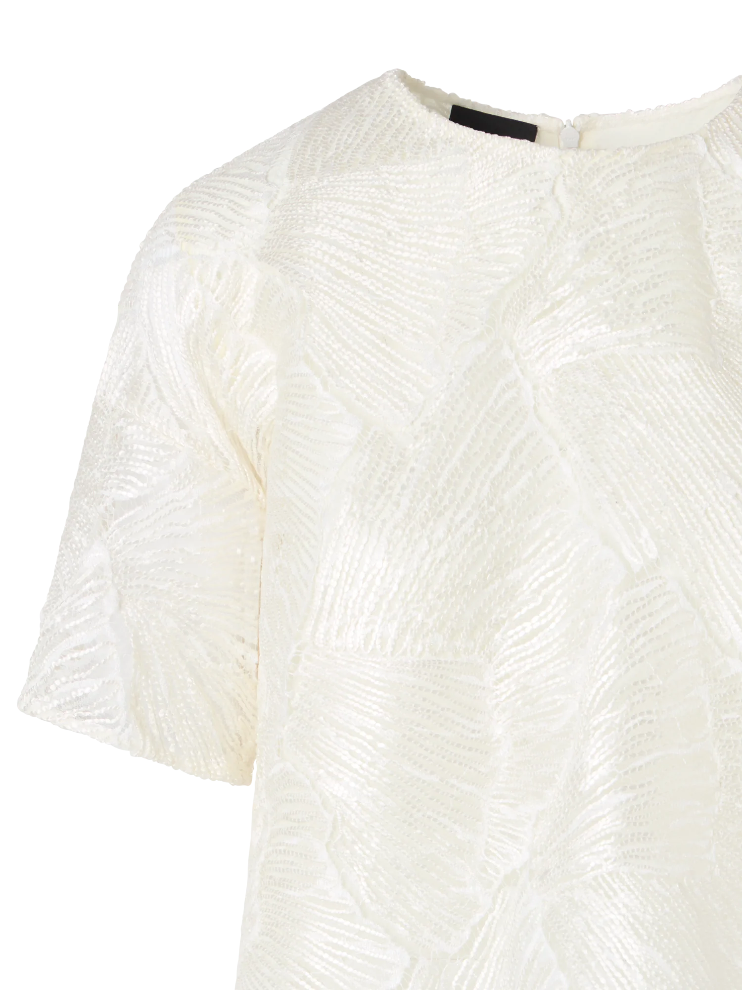 Lacquered Sea Fan Lace Boxy Blouse - Image 2