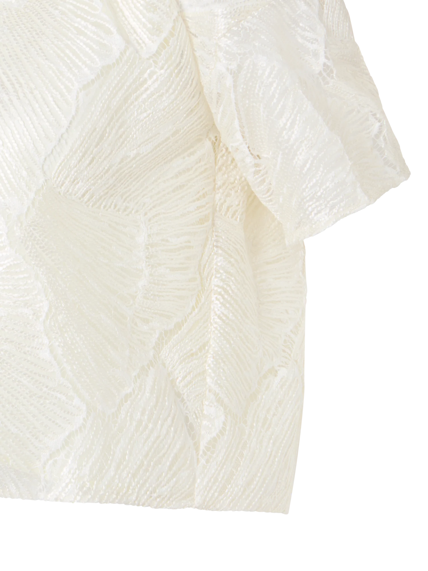 Lacquered Sea Fan Lace Boxy Blouse - Image 3