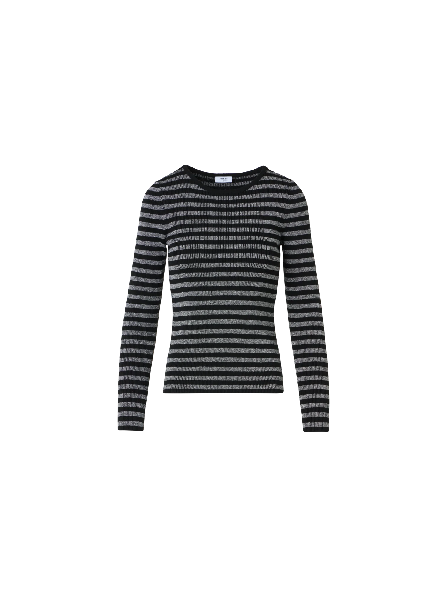 Merino Wool Sweater with Metallic Shine