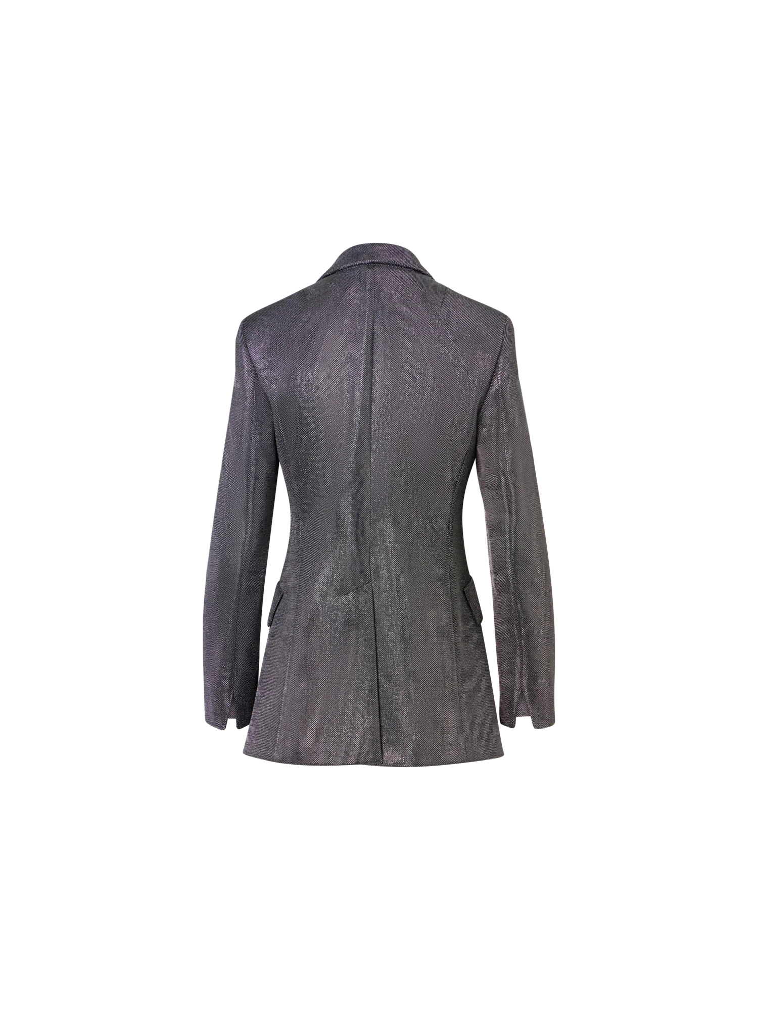 Metallic Birdseye Jersey Blazer - Image 4