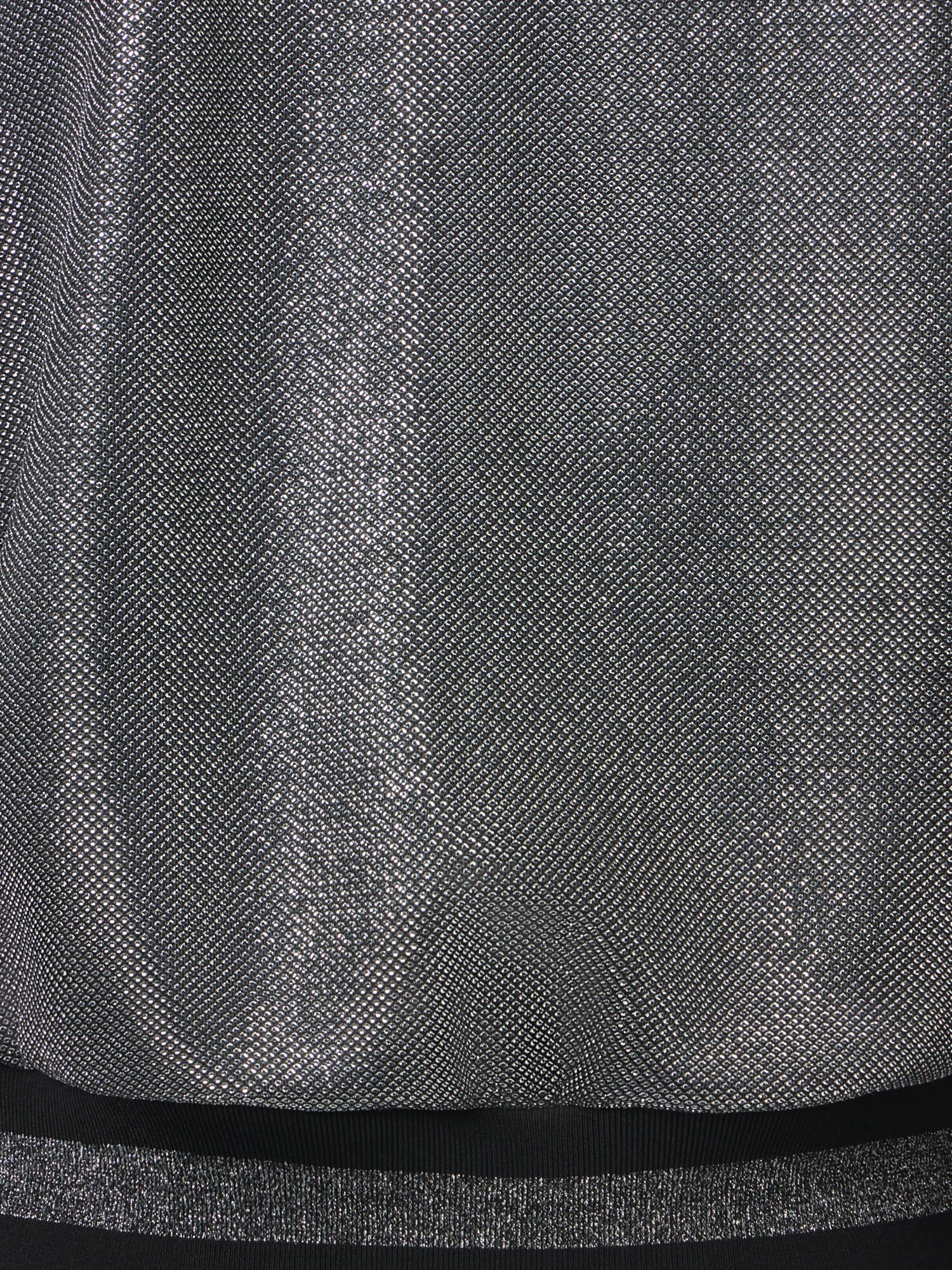 Metallic Birdseye Jersey Bomber Jacket - Image 3