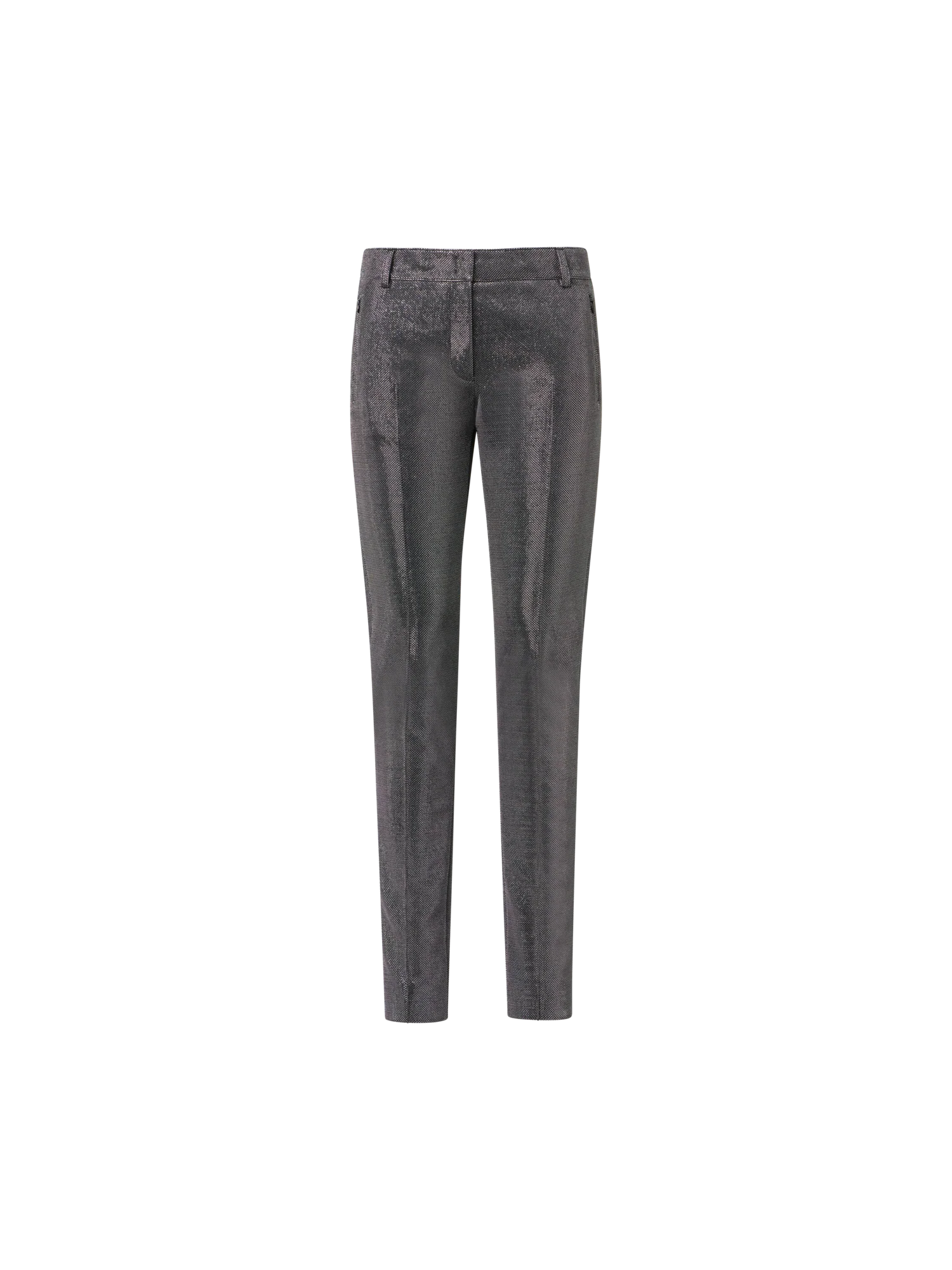 Metallic Birdseye Jersey Pants