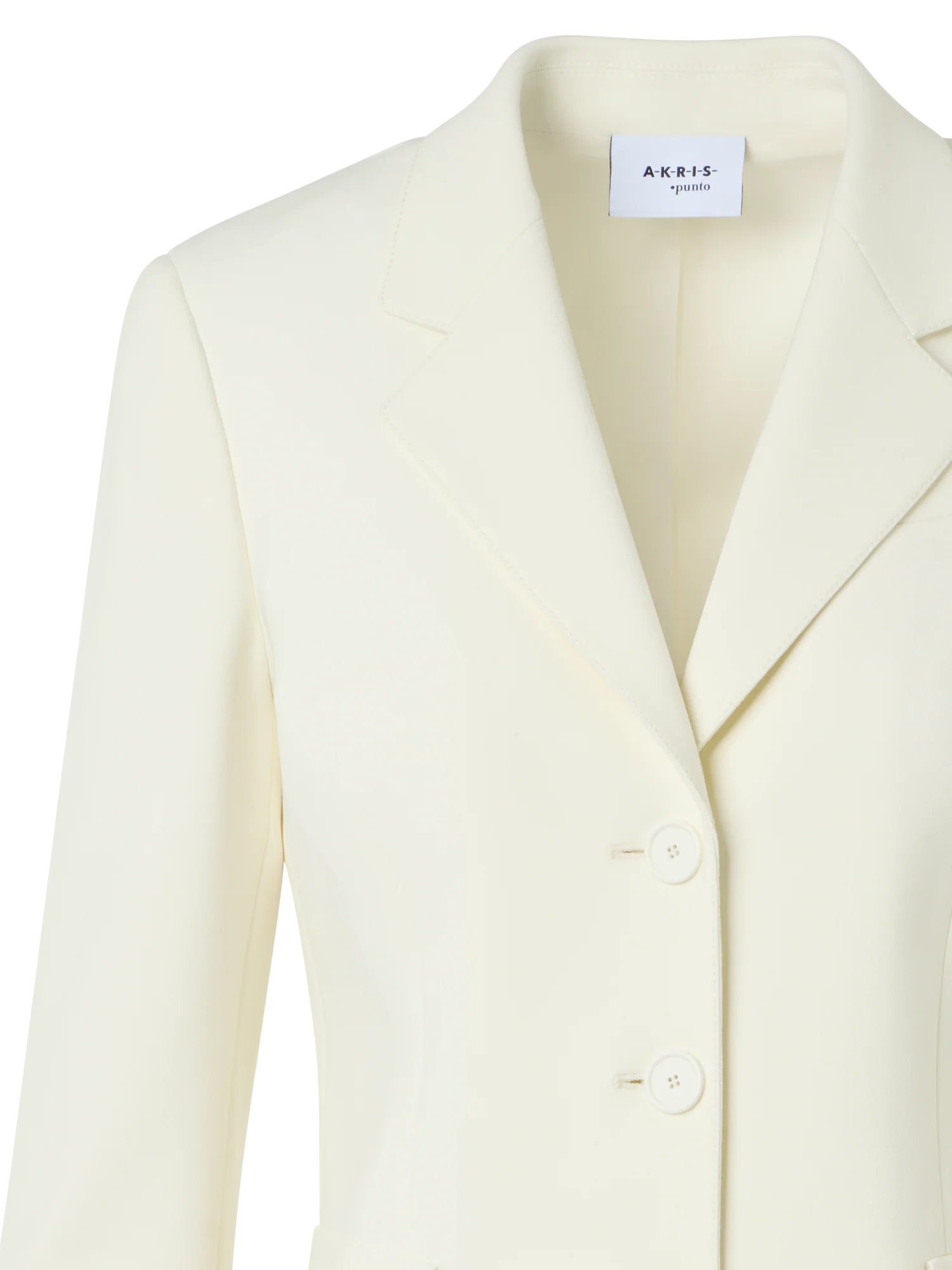 Pebble Crêpe Three-Button Blazer - Image 3