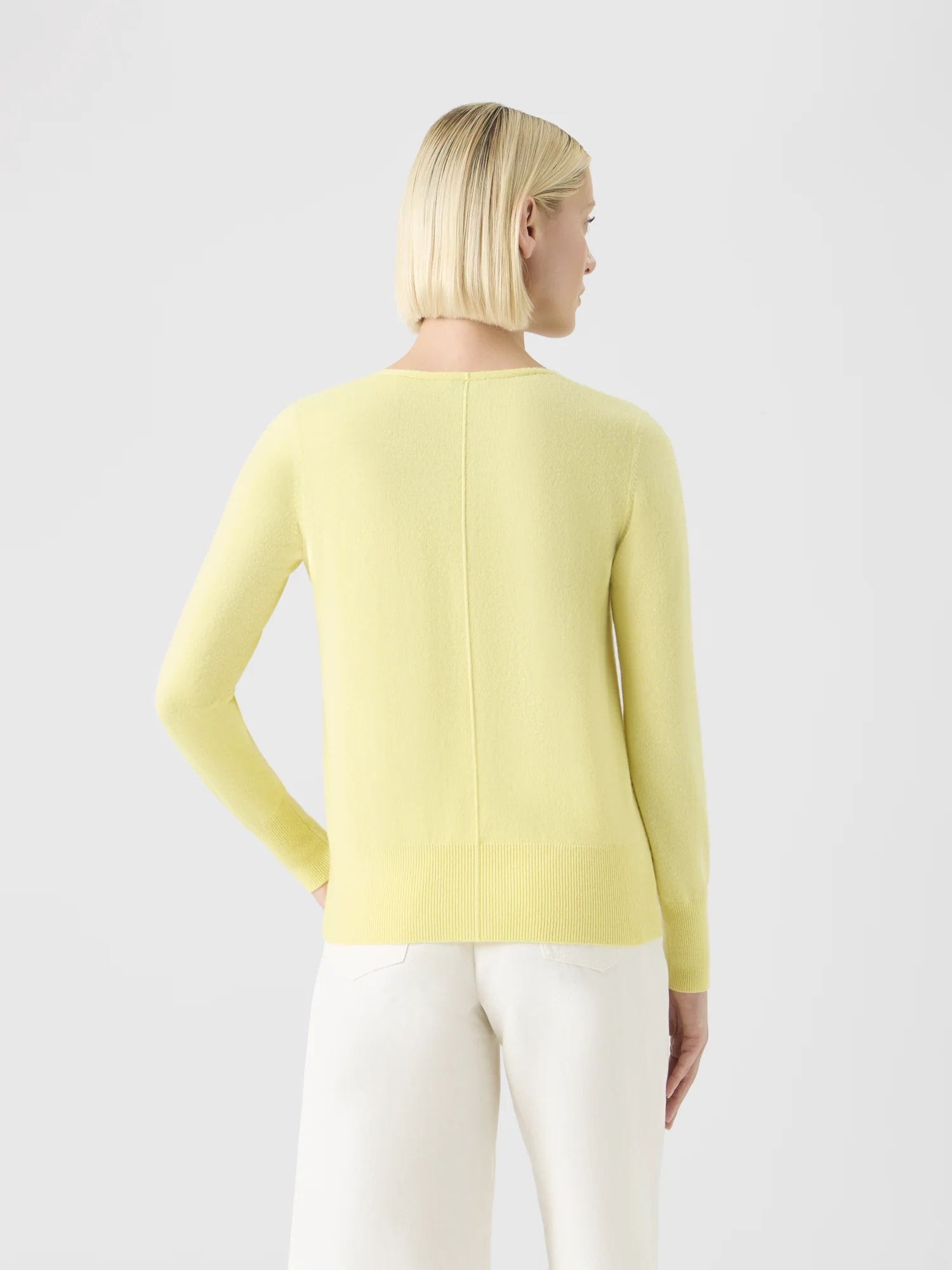 Pure Cashmere V-Neck Sweater - Image 6