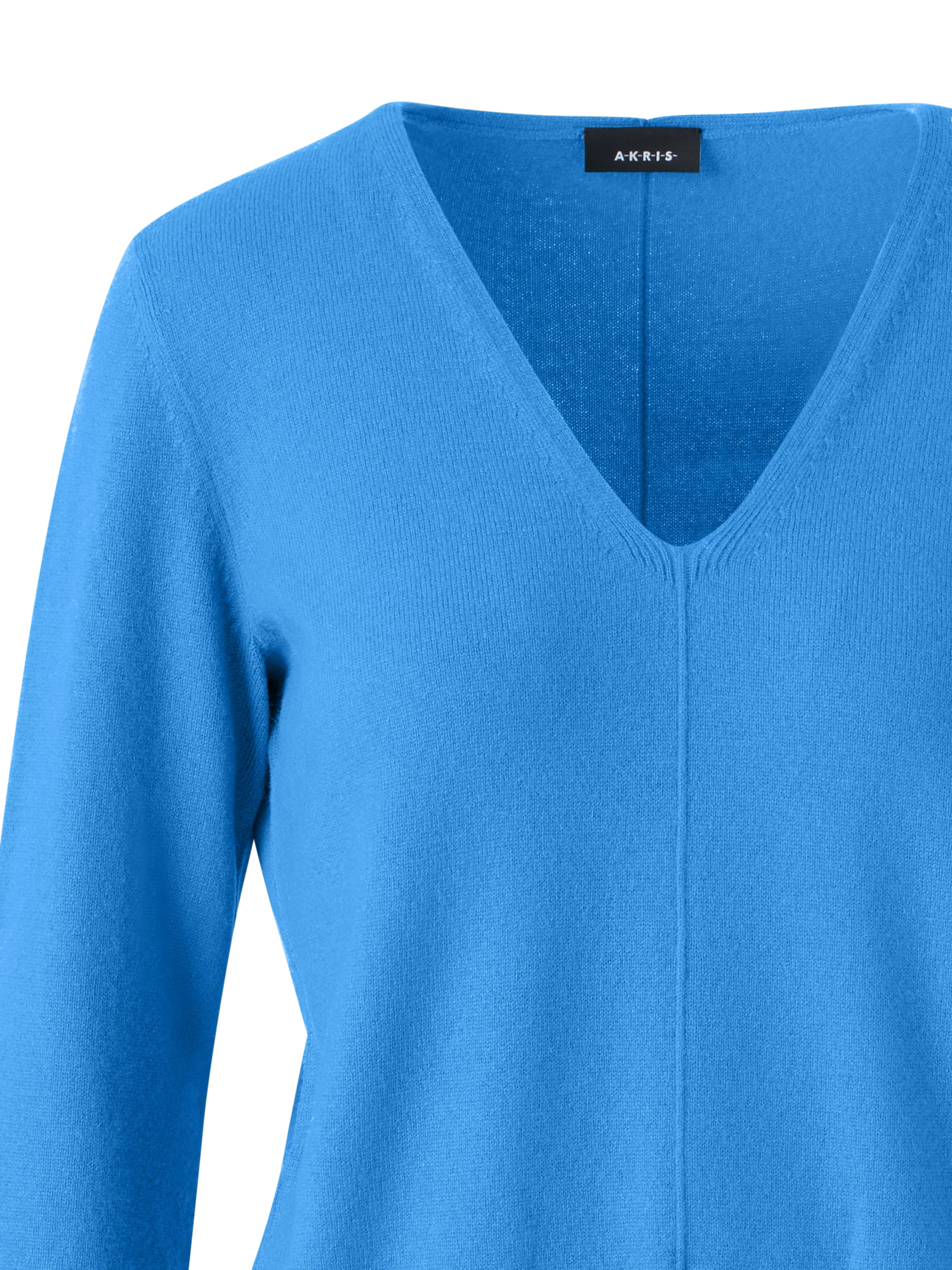 Pure Cashmere V-Neck Sweater - Image 2
