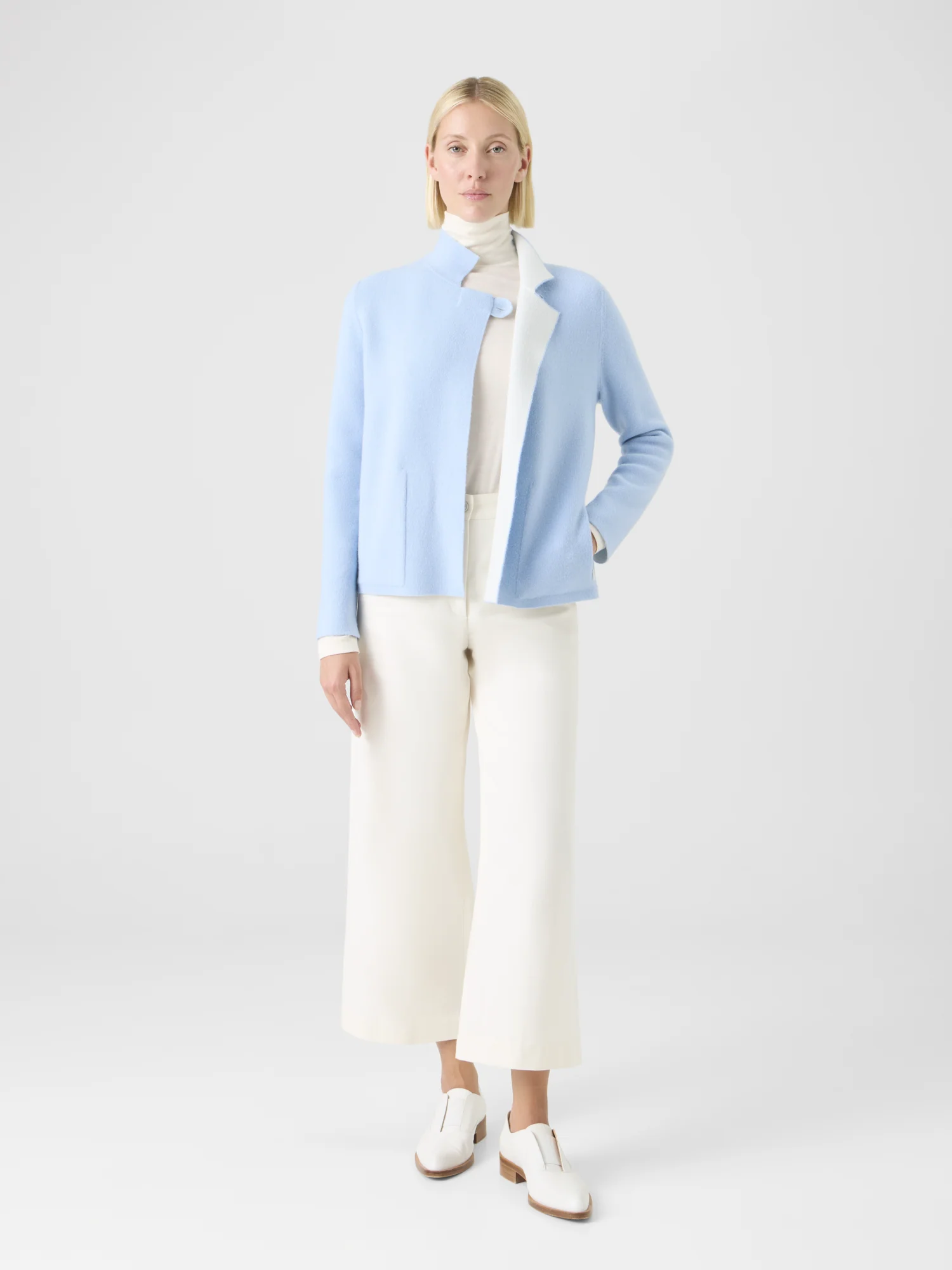 Reversible Cashmere Double-Face Jacket - Image 2