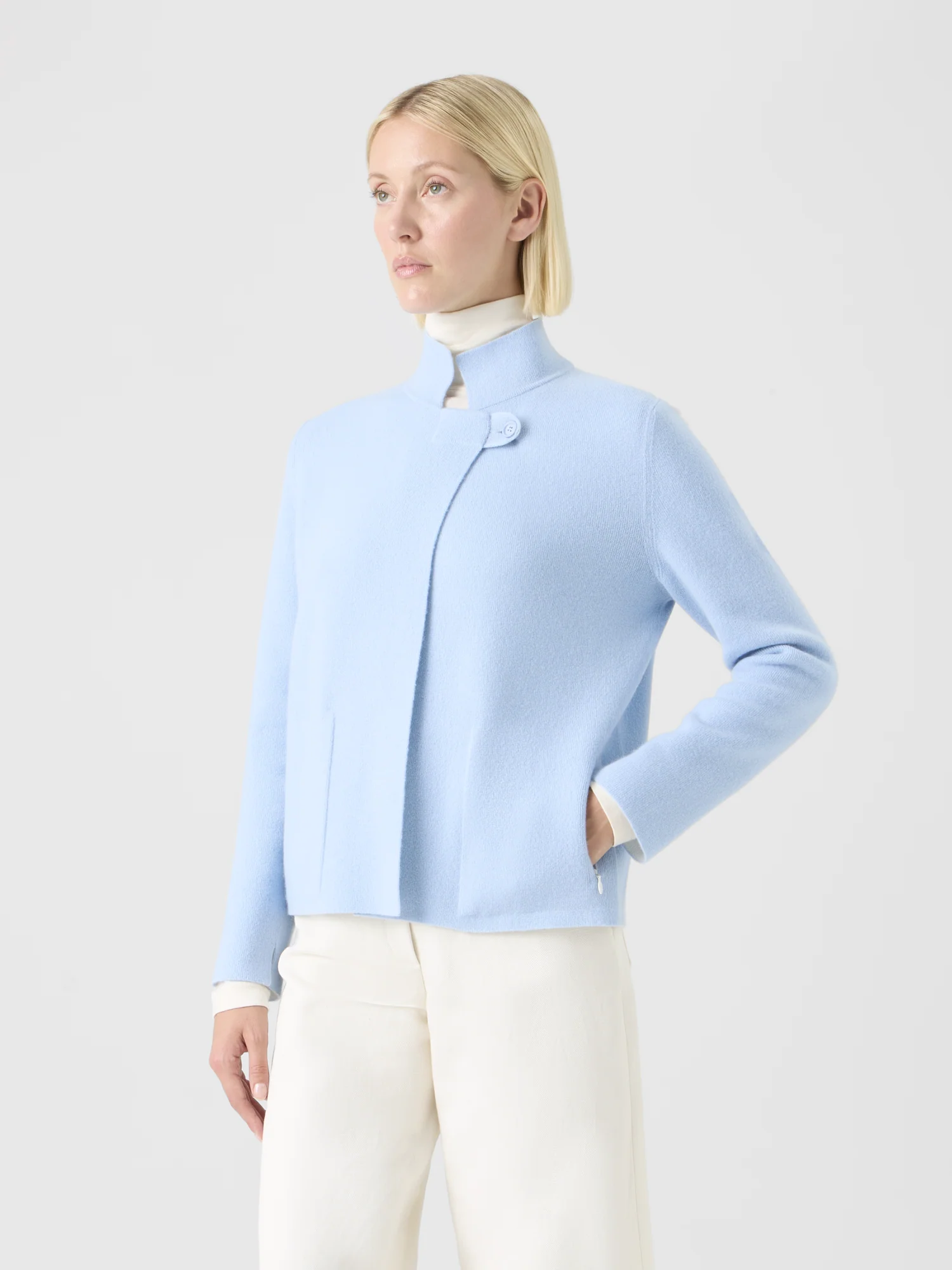 Reversible Cashmere Double-Face Jacket - Image 7