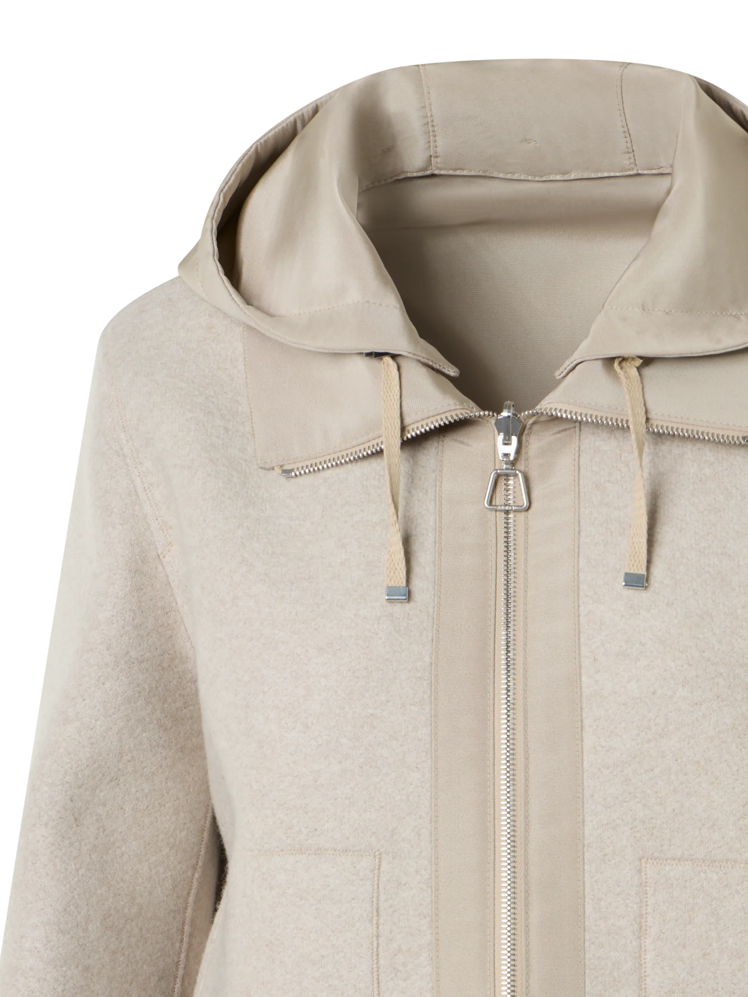 Reversible Jacket in Cashmere Jersey to Silk - Image 4
