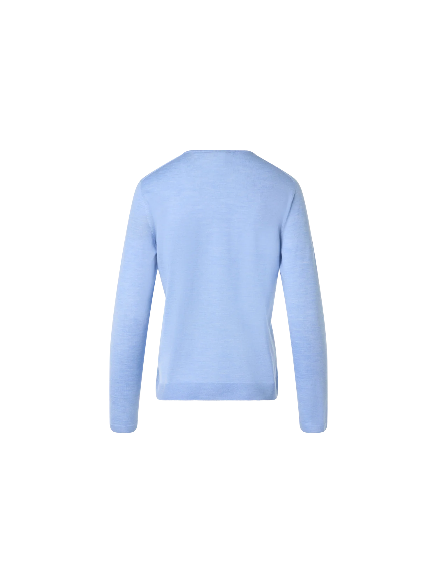 Seamless Crew Neck Sweater in Cashmere Silk - Image 2